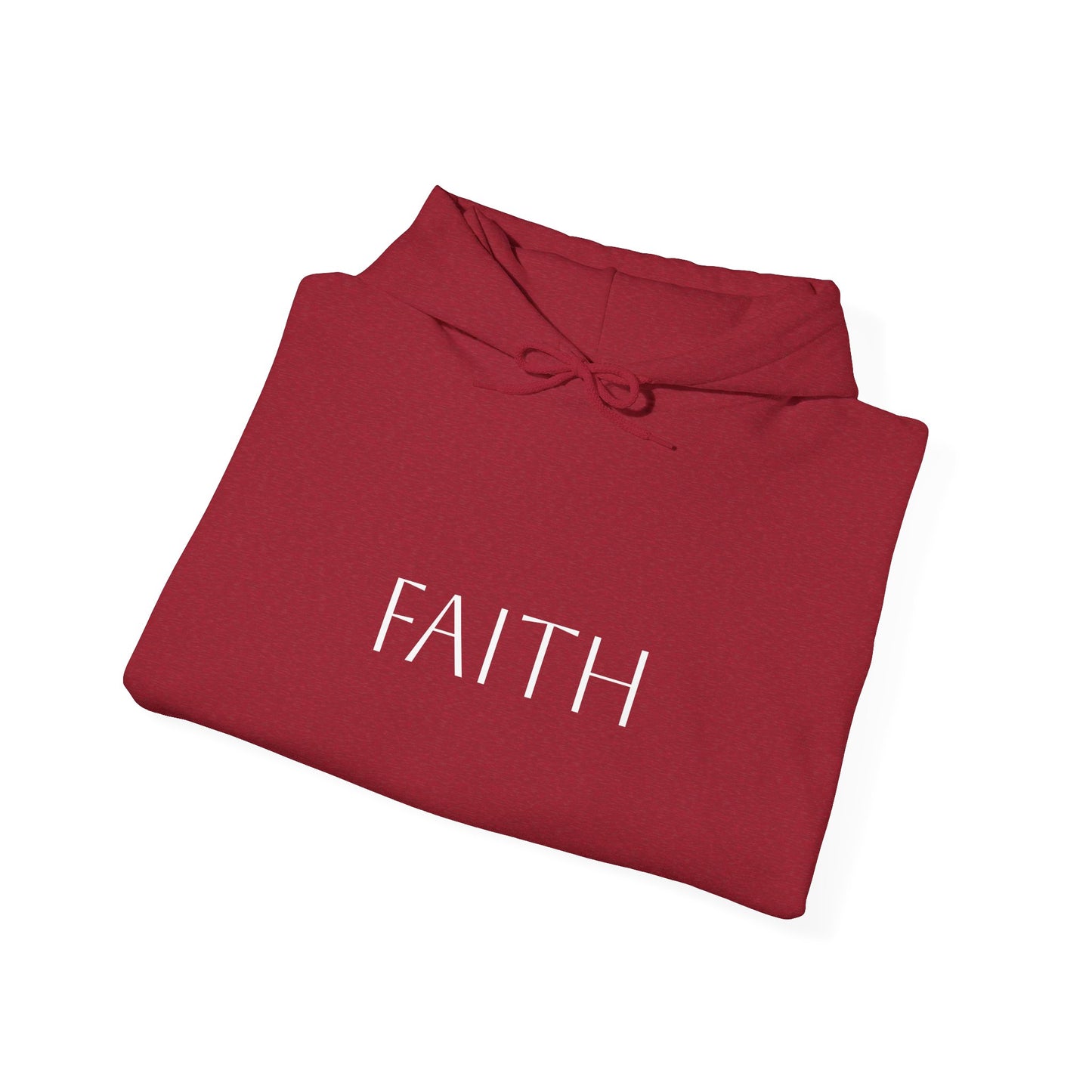 Unisex Heavy Blend™ Hooded Sweatshirt - 'Faith" Inspirational Hoodie for Faith and Comfort