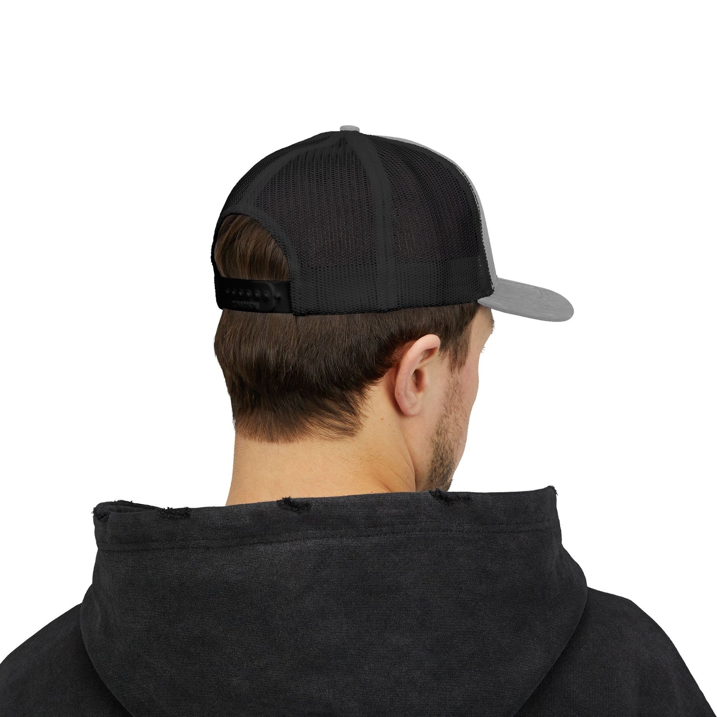 Embroidered Mountain Adventure Snapback Trucker Cap - Perfect for Outdoor Enthusiasts Brand Hat for The Narrow Co