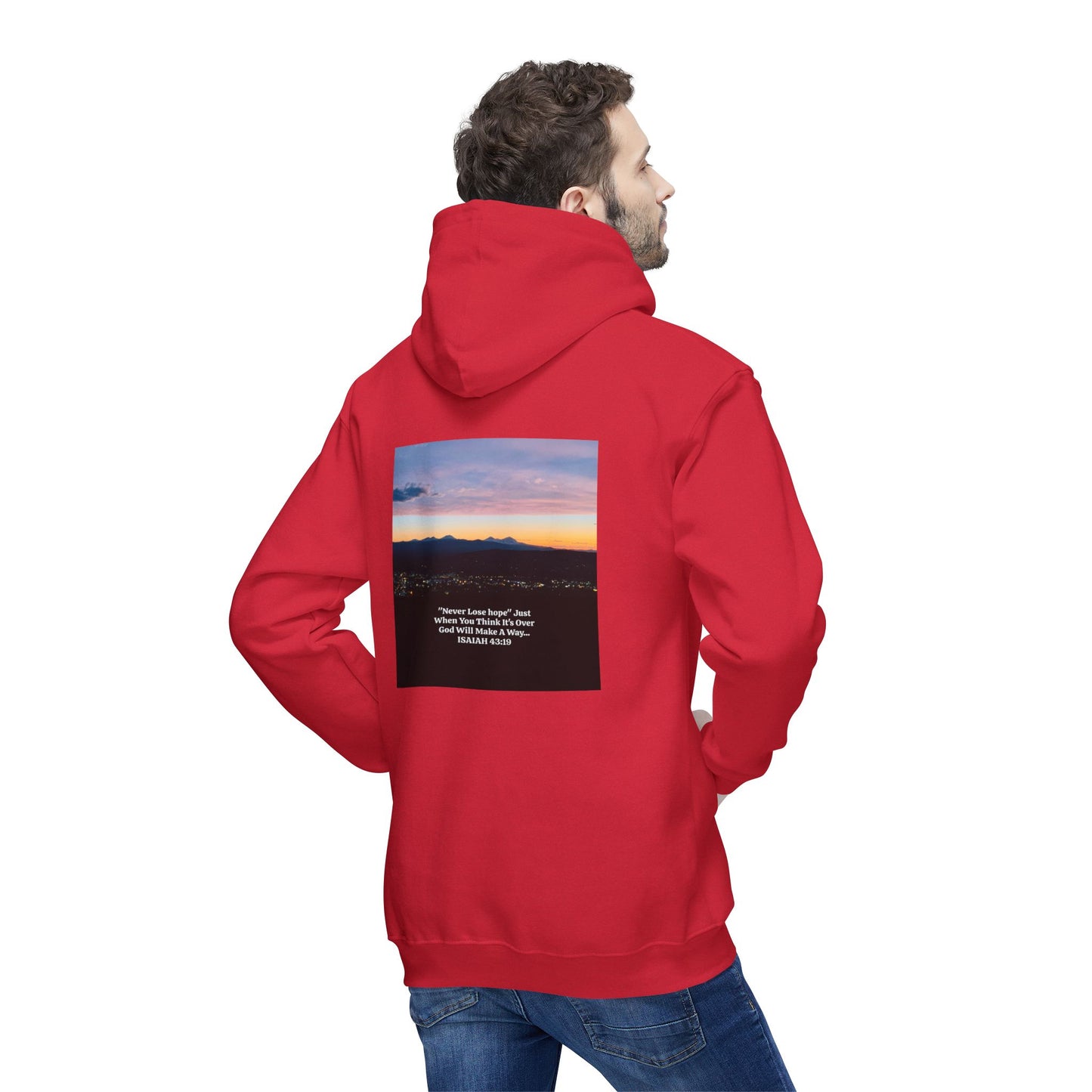 Pilot Butte Mountain Range Inspirational Quote Hooded Sweatshirt - Unisex, Made in USA