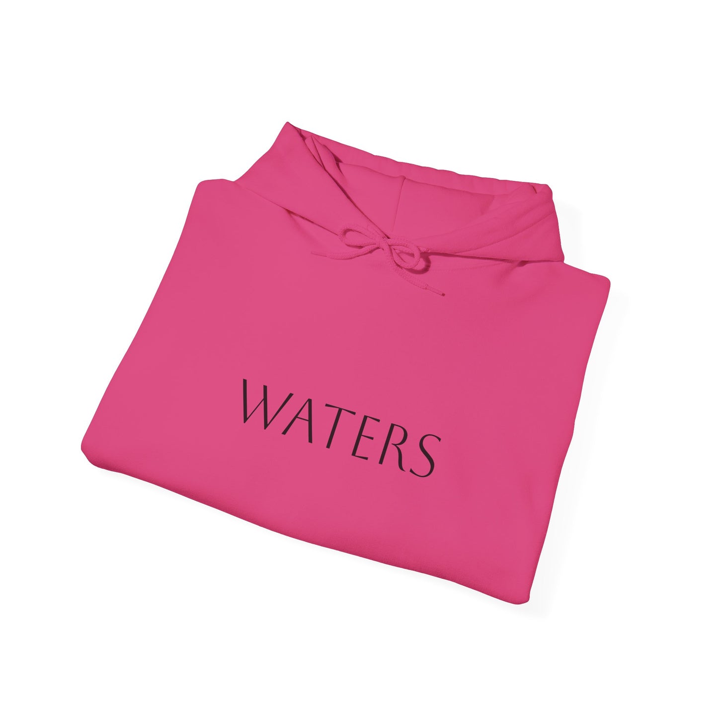 Minimalist Hoodie with 'WATERS' Text - Unisex Heavy Blend™