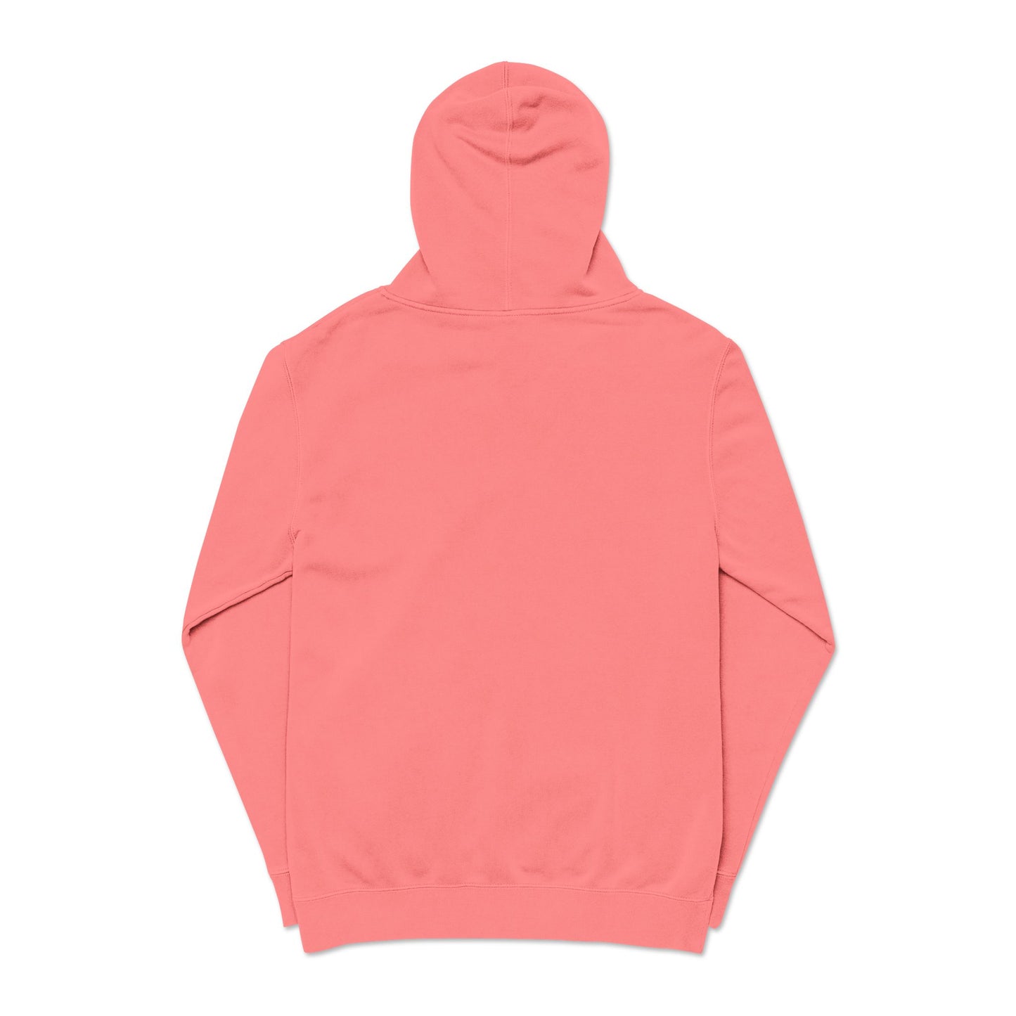 Cozy Unisex Pigment-Dyed Hoodie with Elegant Embroidery