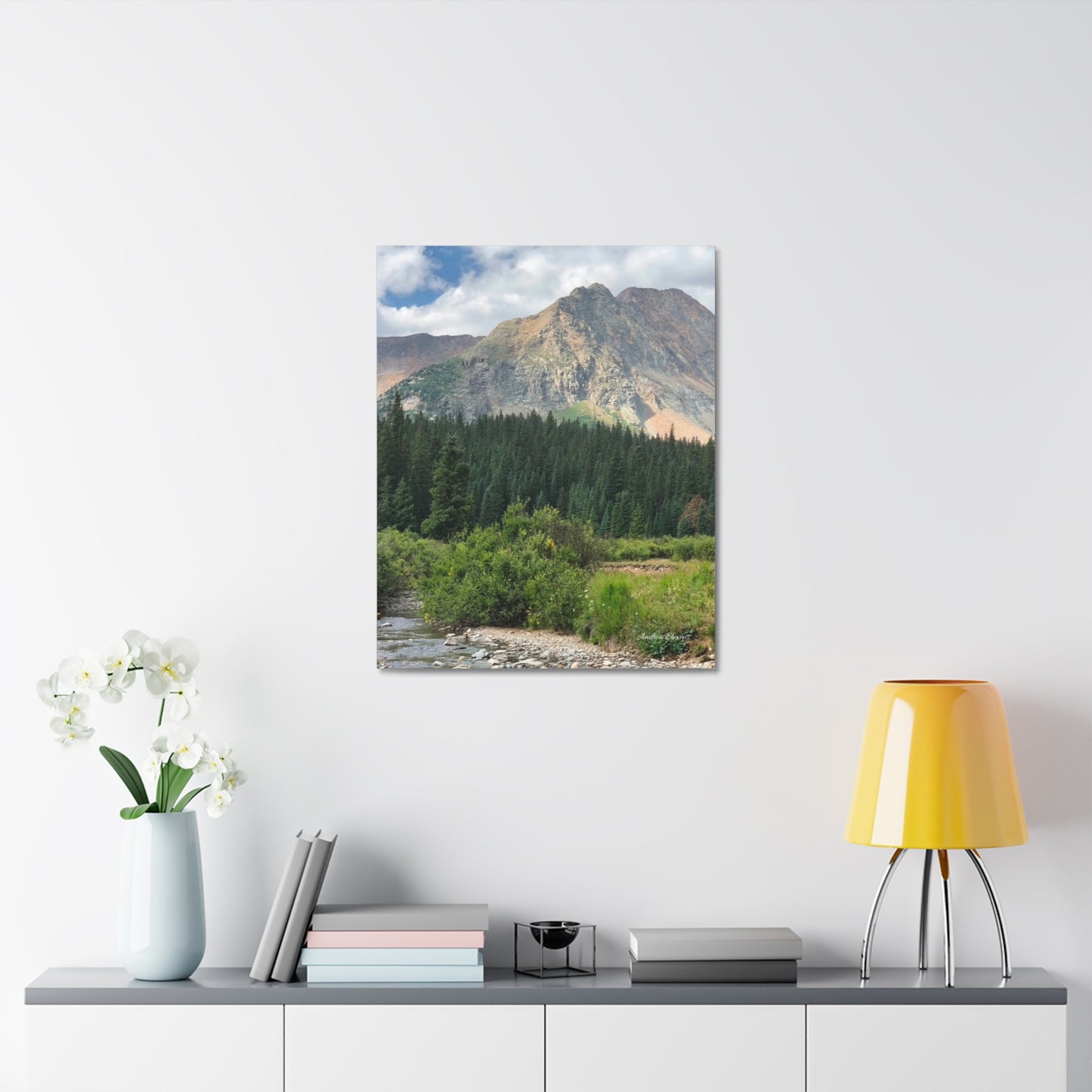 Colorado Nature Landscape Stretched Canvas Wall Art – Rustic Home Decor by Andrea Stevens