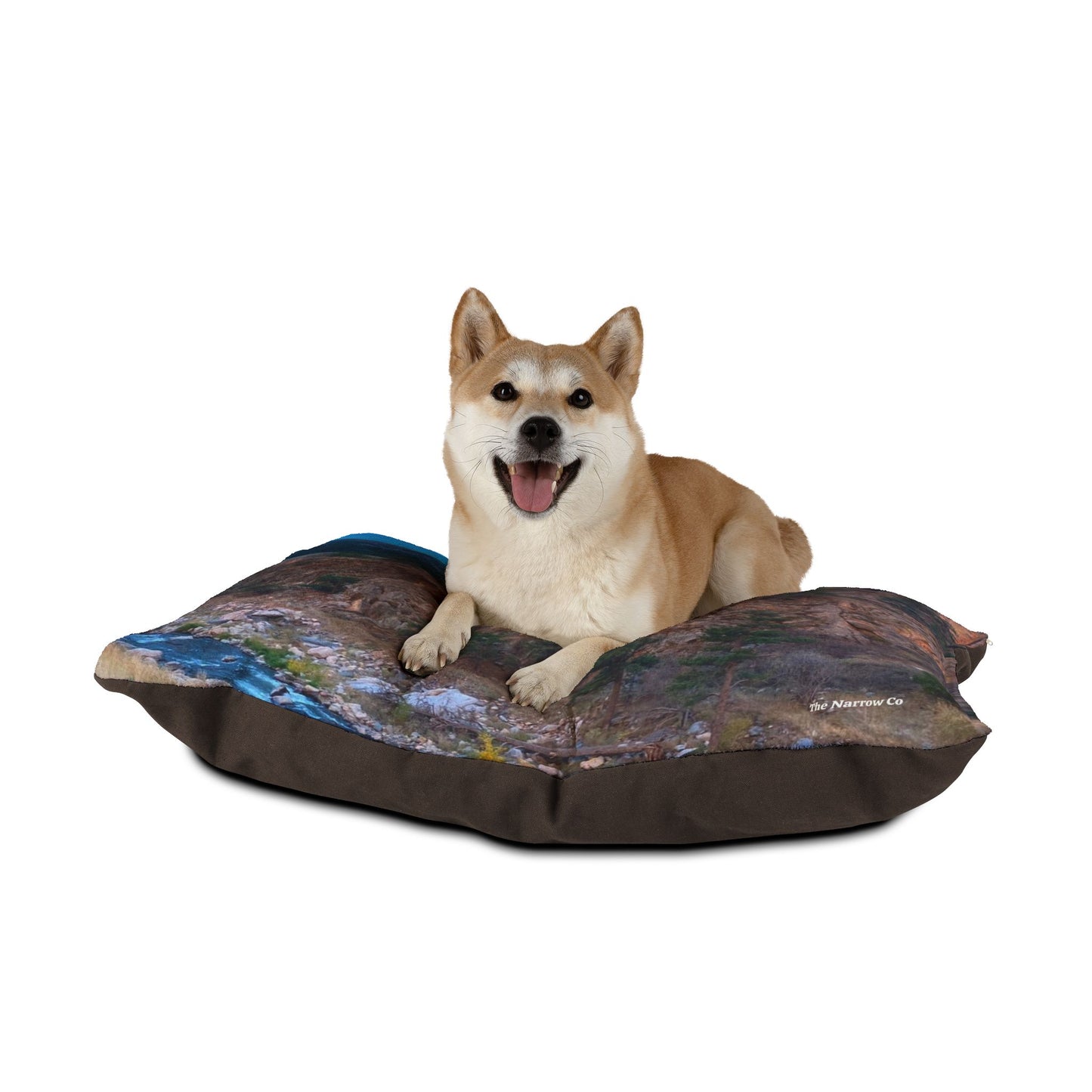 Scenic Mountain Pet Bed | Cozy Dog Bed, Cat Bed, Outdoor Decor, Animal Gift, Nature Lover's Bed
