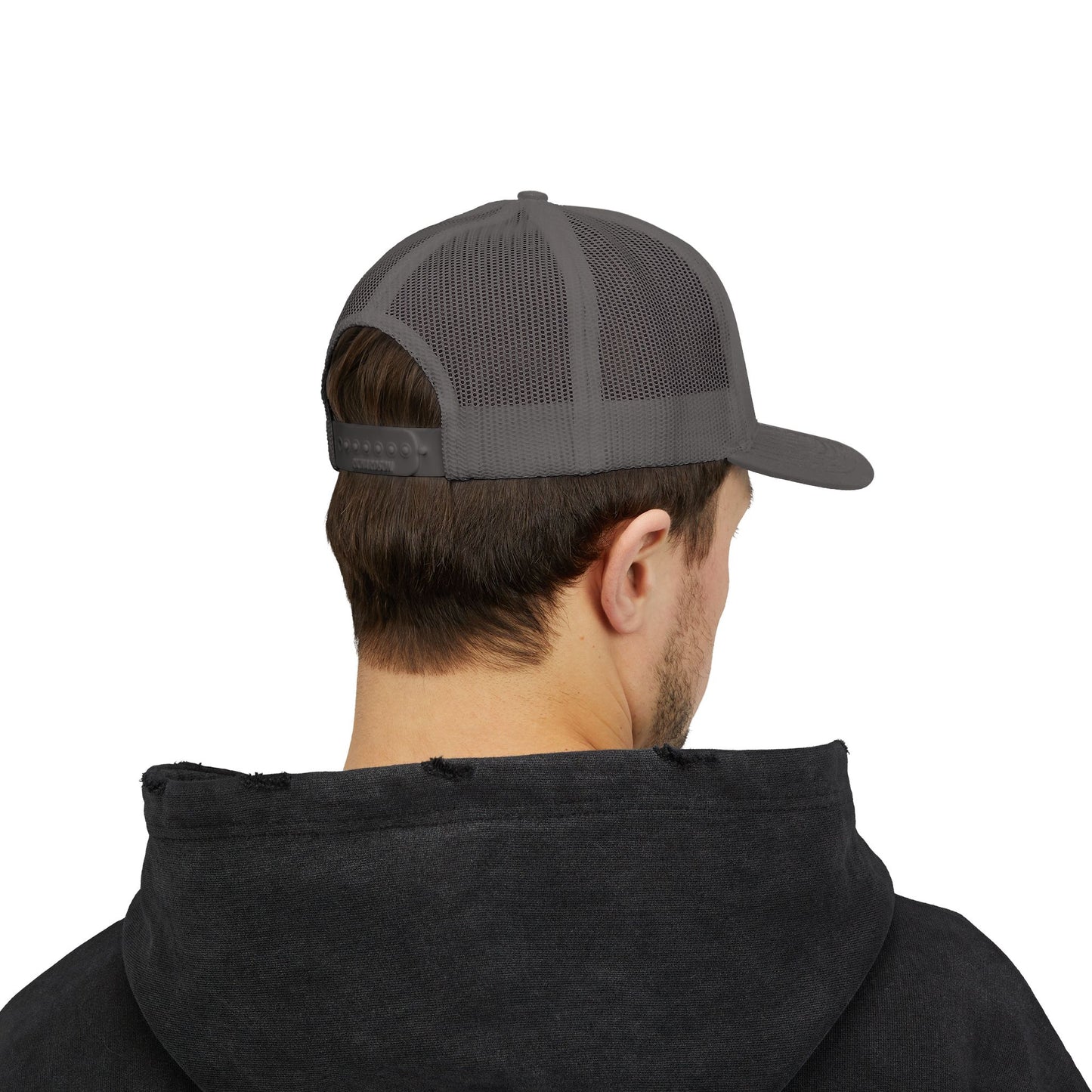 Embroidered Mountain Adventure Snapback Trucker Cap - Perfect for Outdoor Enthusiasts Brand Hat for The Narrow Co