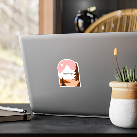 Enjoy the Journey Vinyl Decals - Nature Inspired Stickers for Adventurers