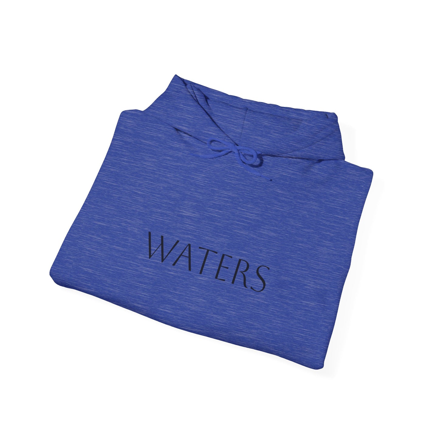 Minimalist Hoodie with 'WATERS' Text - Unisex Heavy Blend™