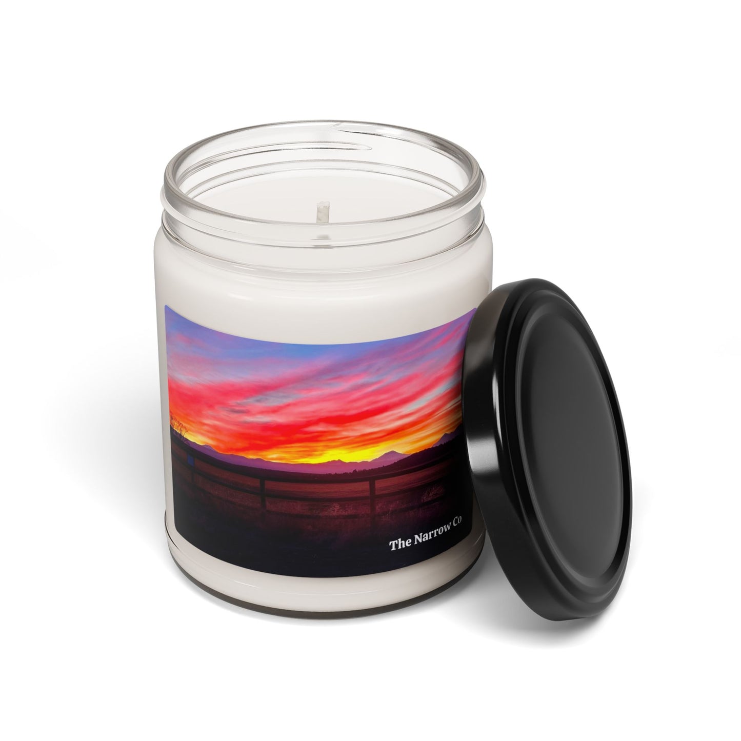 Sunset Bliss Scented Soy Candle - 9oz Aromatherapy Candle for Home Decor & Relaxation