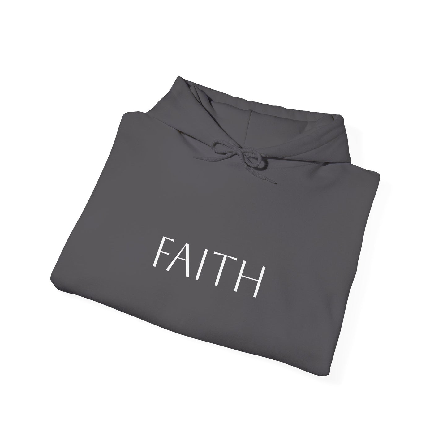 Unisex Heavy Blend™ Hooded Sweatshirt - 'Faith" Inspirational Hoodie for Faith and Comfort