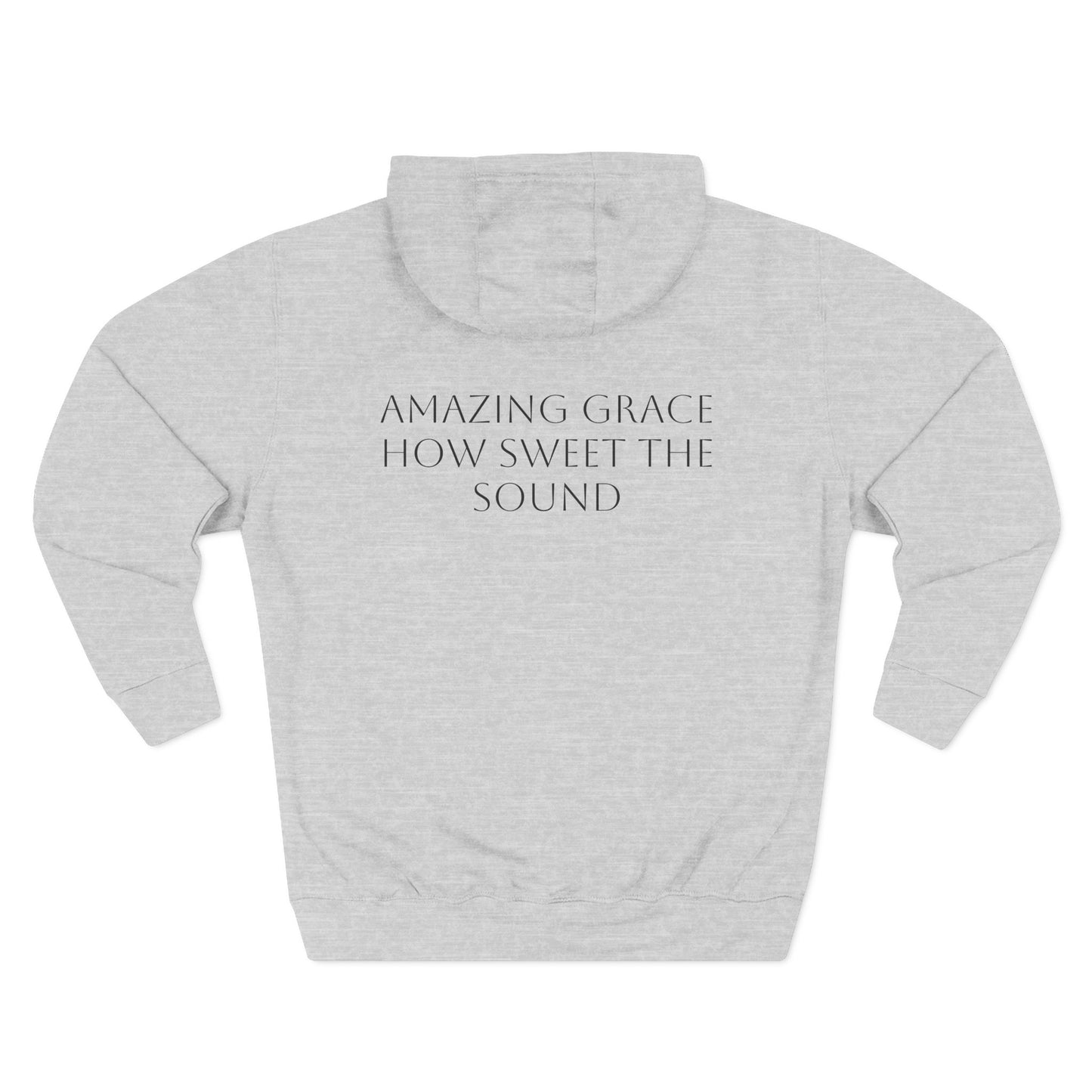 Inspirational Fleece Hoodie - 'Redeemed' & 'Amazing Grace' Quote Dedicated to a dear friend...  Fly high with the angels