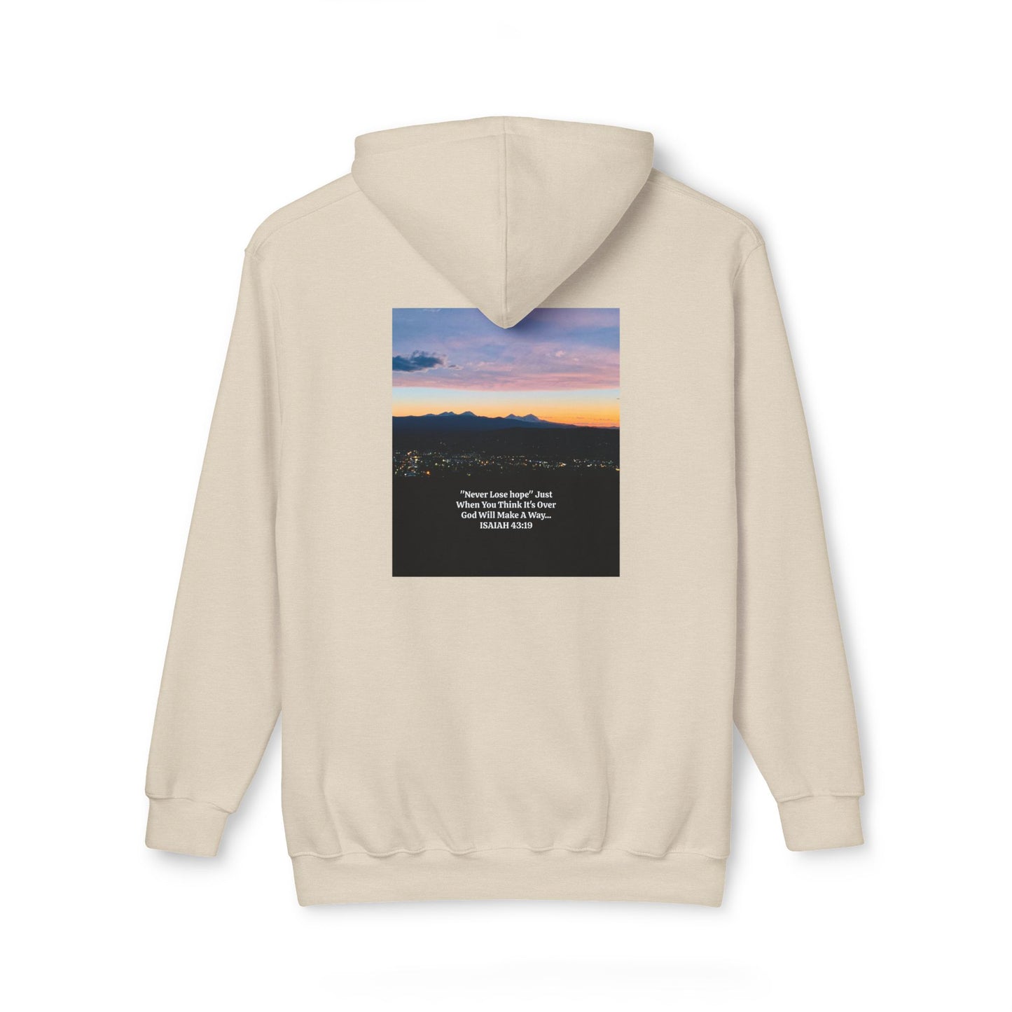 Pilot Butte Mountain Range Inspirational Quote Hooded Sweatshirt - Unisex, Made in USA