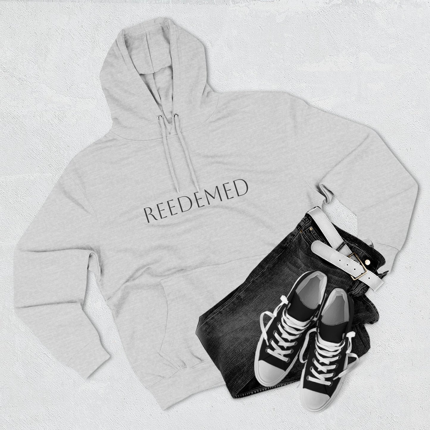 Inspirational Fleece Hoodie - 'Redeemed' & 'Amazing Grace' Quote Dedicated to a dear friend...  Fly high with the angels