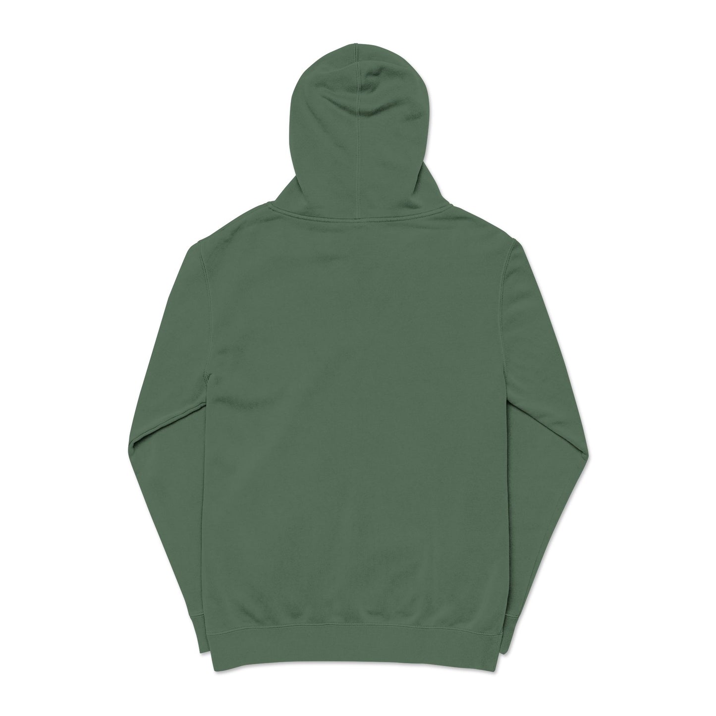 Cozy Embroidered Unisex Pigment-Dyed Hoodie - Perfect for Outdoor Adventures