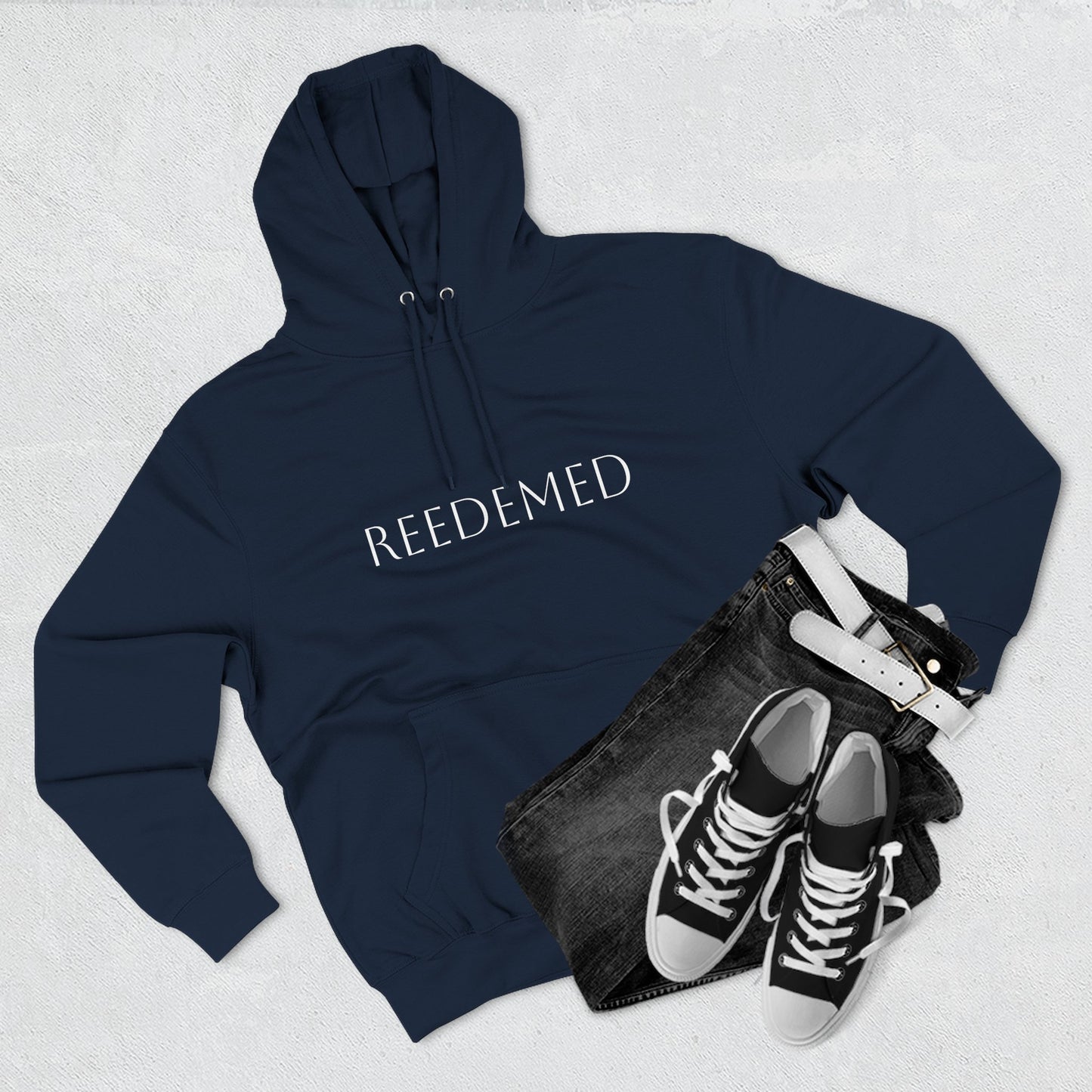 Inspirational Fleece Hoodie - 'Redeemed' & 'Amazing Grace' Quote Dedicated to a dear friend...  Fly high with the angels