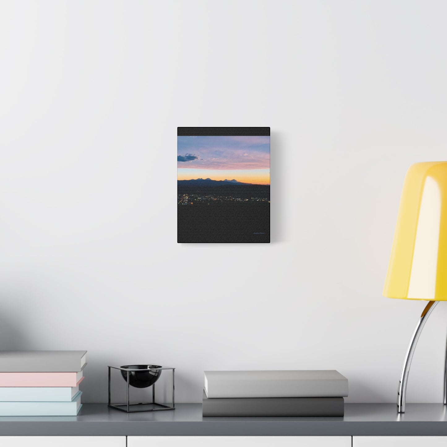 Serene Mountain Landscape Canvas Print - 1.25" Stretched Wall Art
