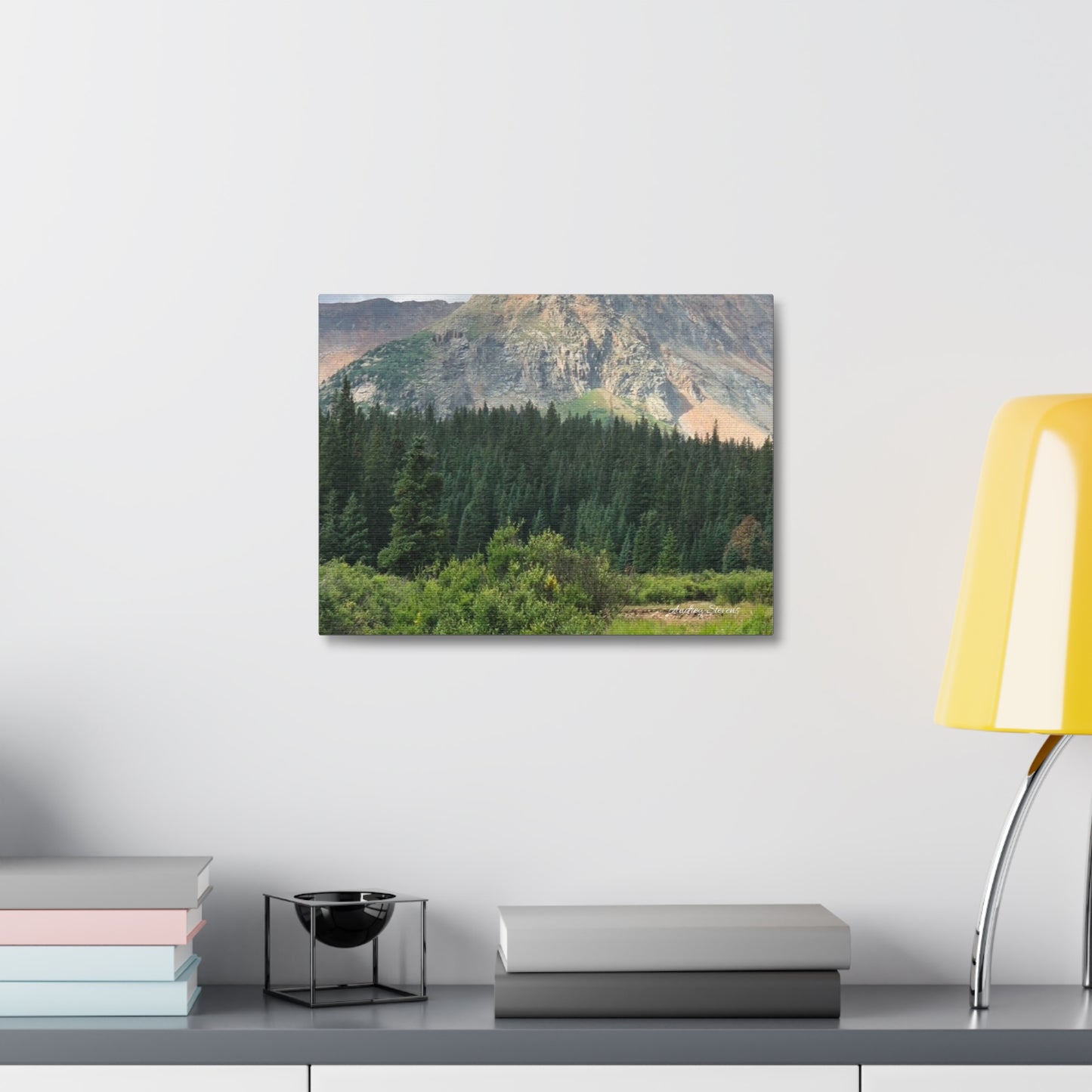 Colorado Nature Landscape Stretched Canvas Wall Art – Rustic Home Decor by Andrea Stevens