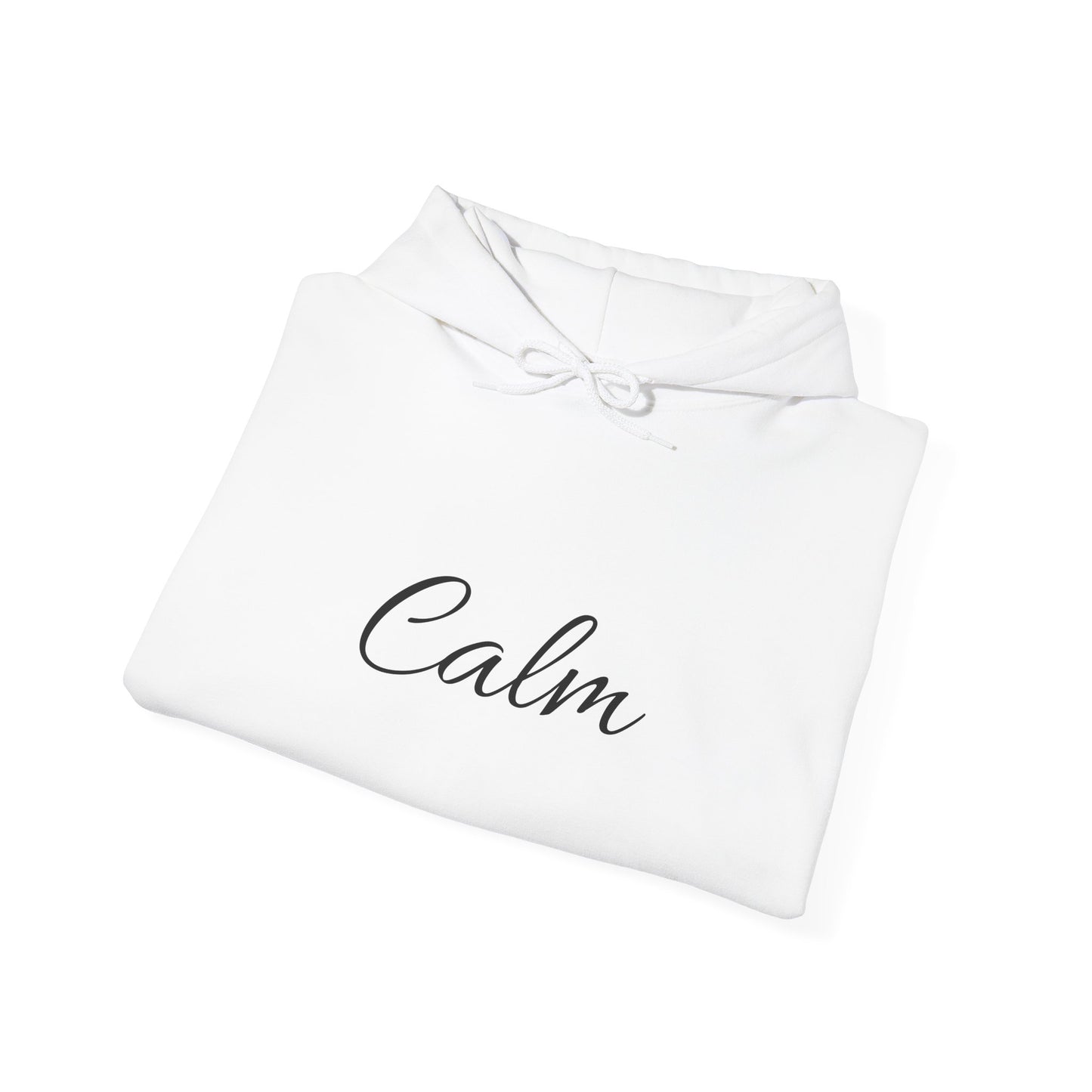 Calm Unisex Heavy Blend™ Hooded Sweatshirt – Inspirational Quote Sweatshirt for Relaxation & Mindfulness