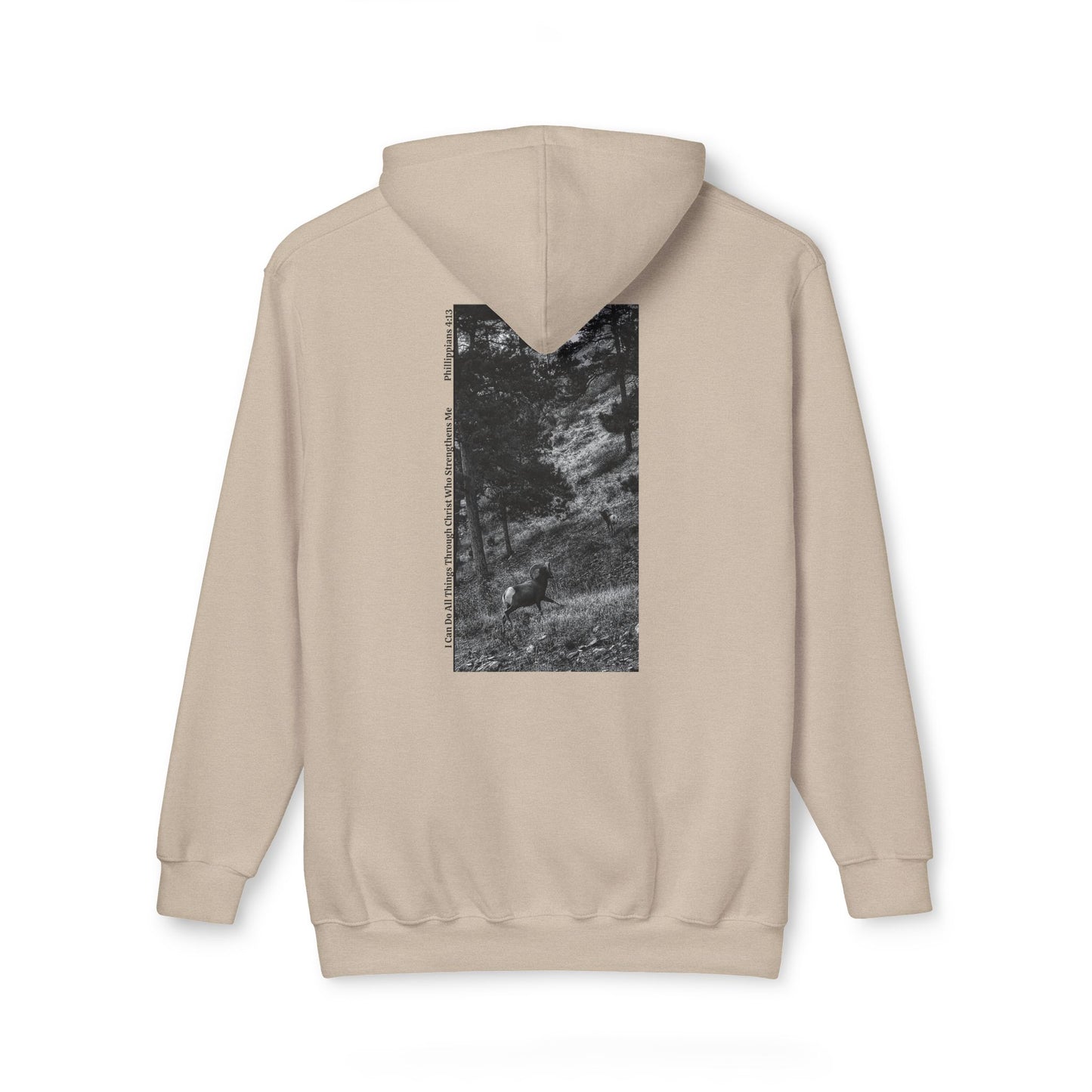 Unisex Hooded Sweatshirt - The Narrow Co Nature Inspired Design,  Photos taken by the owner of The Narrow co and Cosy co Andrea Stevens