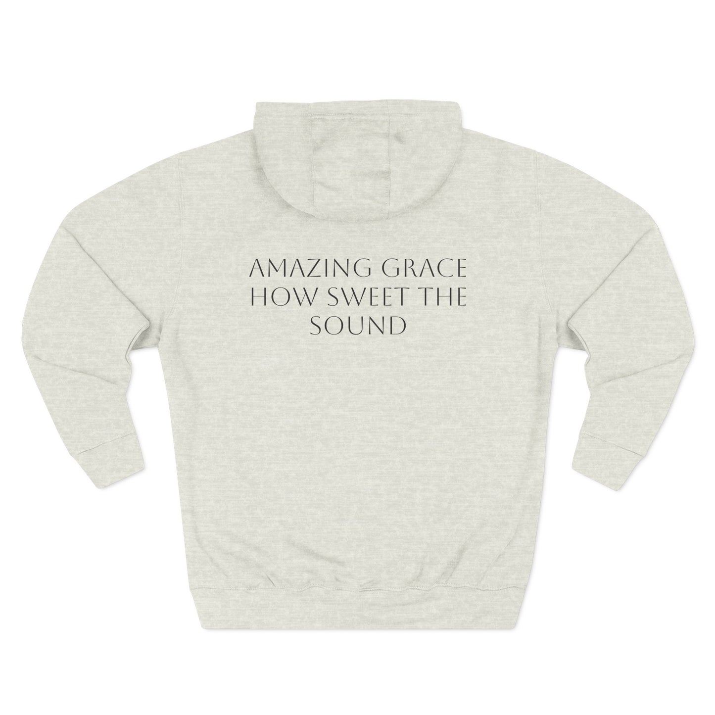 Inspirational Fleece Hoodie - 'Redeemed' & 'Amazing Grace' Quote Dedicated to a dear friend...  Fly high with the angels