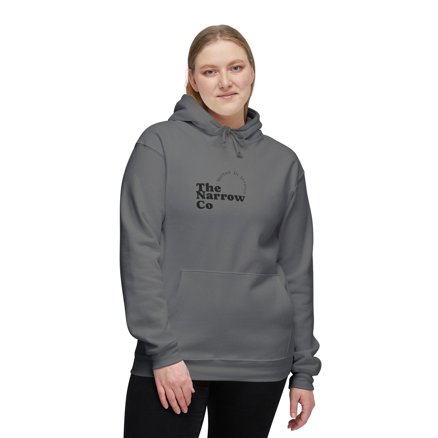 Unisex Hooded Sweatshirt - The Narrow Co Nature Inspired Design,  Photos taken by the owner of The Narrow co and Cosy co Andrea Stevens