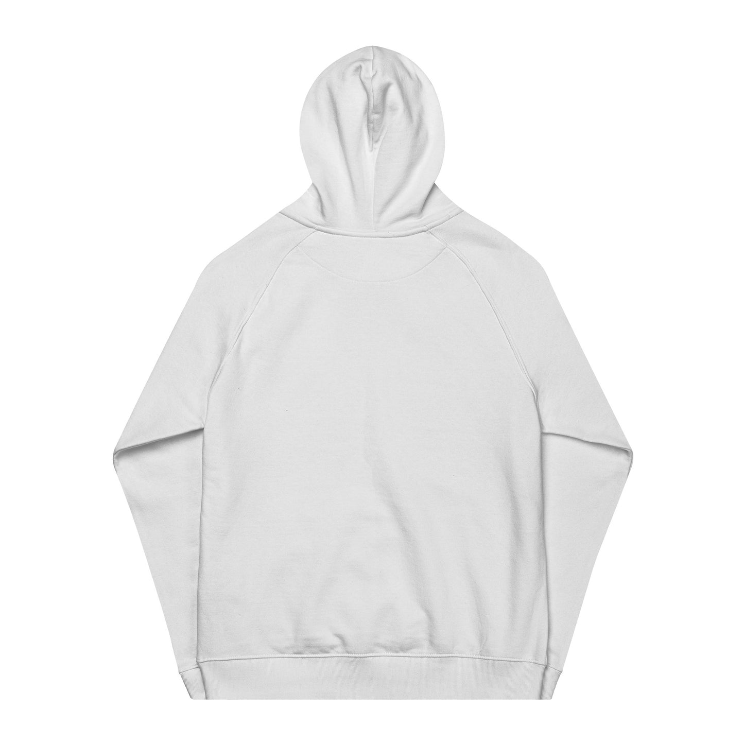 Unisex Eco-Friendly Raglan Hoodie with Mountain Embroidery