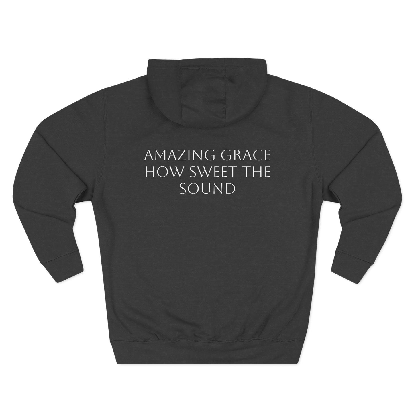 Inspirational Fleece Hoodie - 'Redeemed' & 'Amazing Grace' Quote Dedicated to a dear friend...  Fly high with the angels
