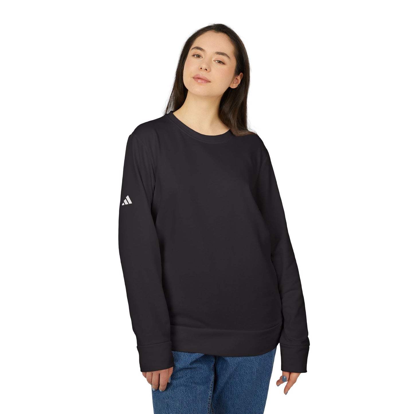 Unisex Fleece Crewneck Sweatshirt - The Narrow Co. Mountain Design