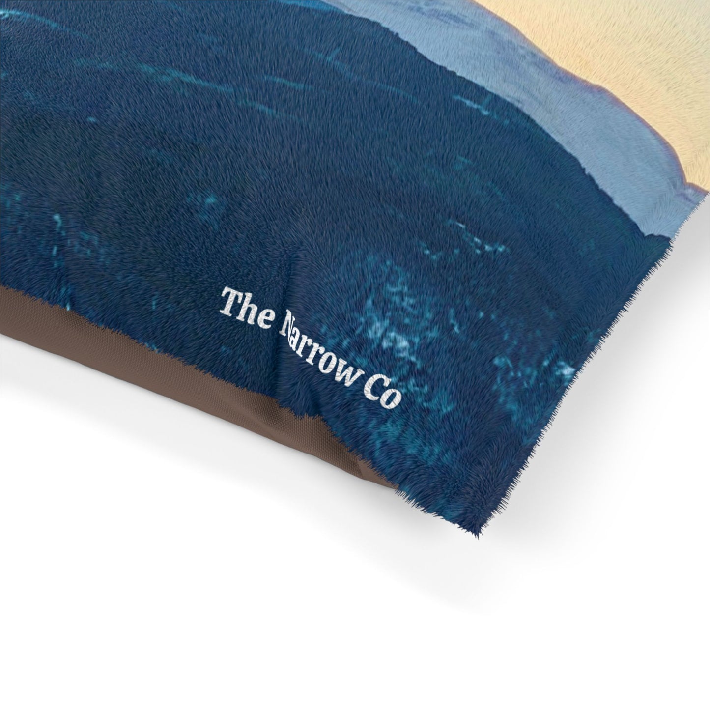 Cozy Mountain Pet Bed with Scenic Design, Dog Bed, Cat Bed, Pet Pillow, Unique Animal Gift, Outdoor Decor