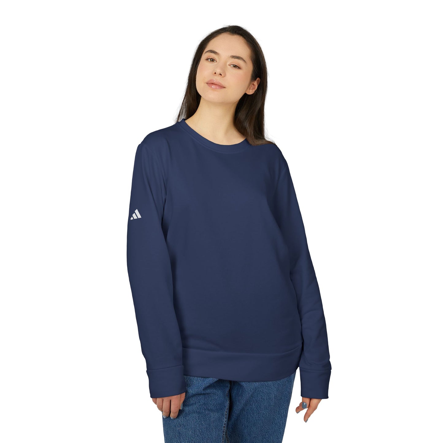 Unisex Fleece Crewneck Sweatshirt - The Narrow Co. Mountain Design