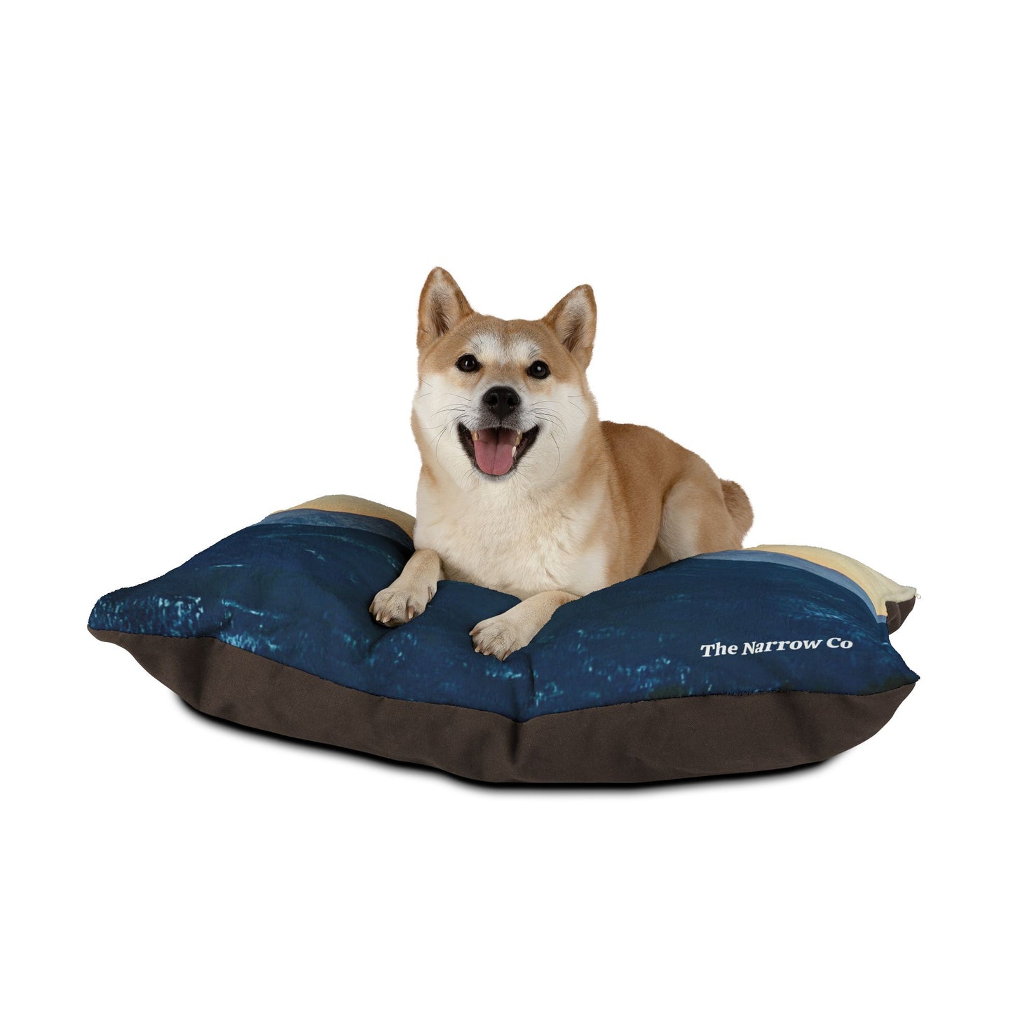 Cozy Mountain Pet Bed with Scenic Design, Dog Bed, Cat Bed, Pet Pillow, Unique Animal Gift, Outdoor Decor