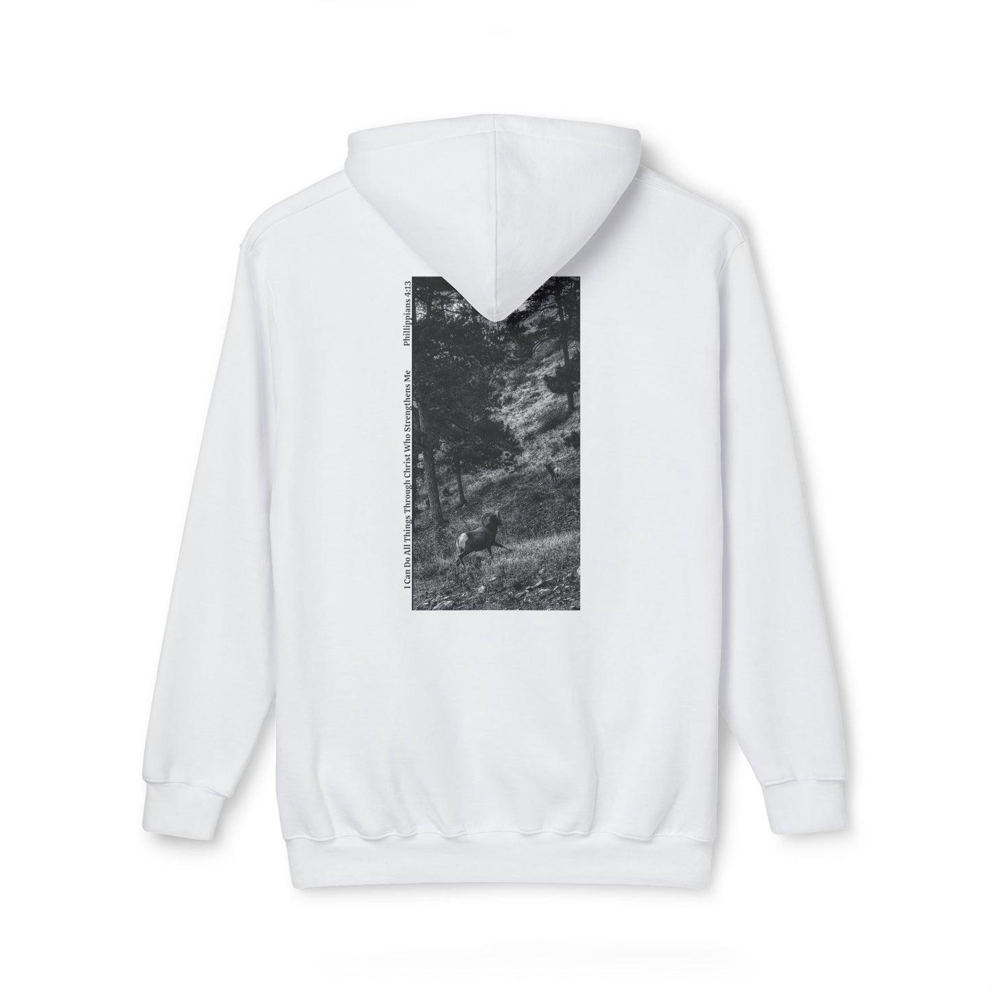 Unisex Hooded Sweatshirt - The Narrow Co Nature Inspired Design,  Photos taken by the owner of The Narrow co and Cosy co Andrea Stevens