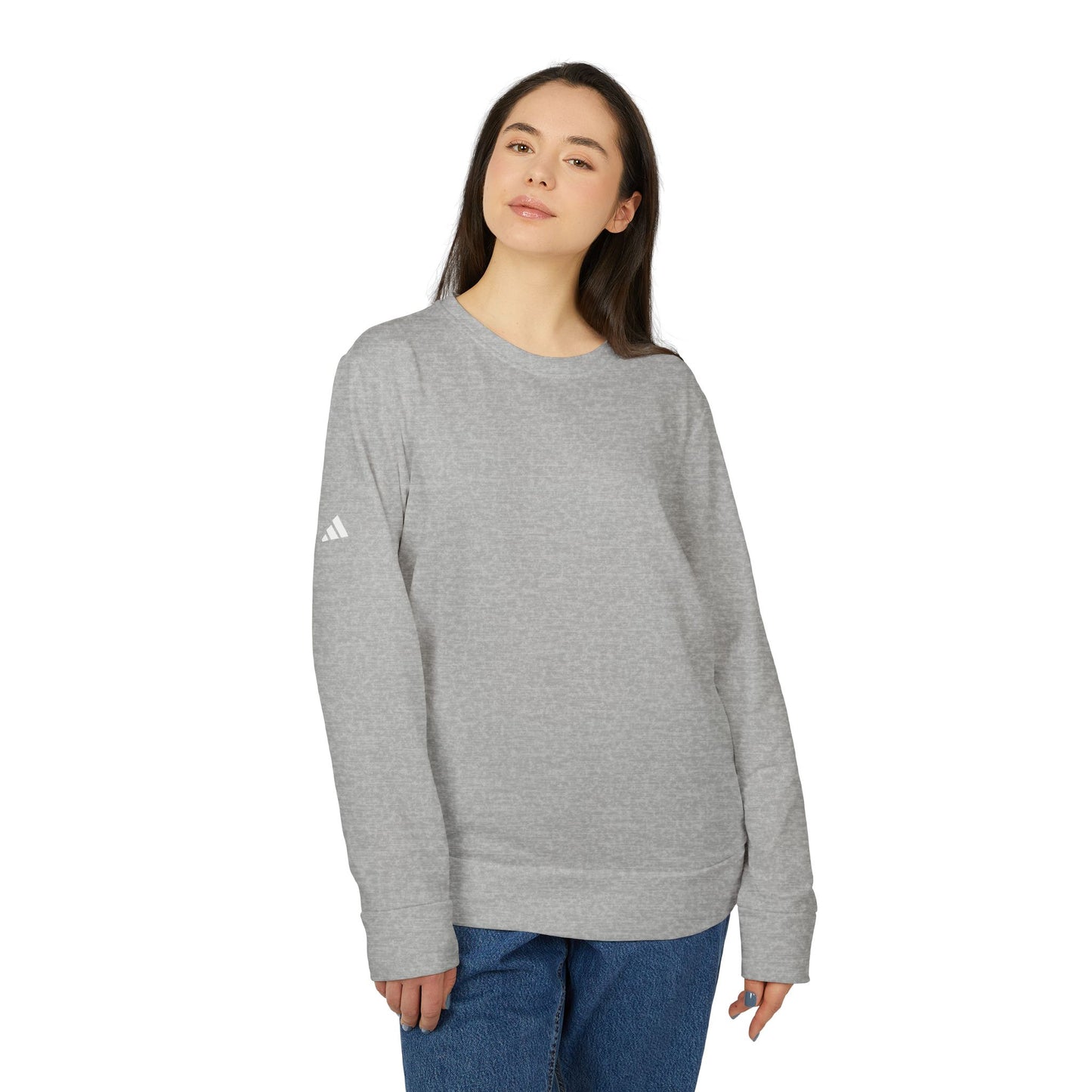 Unisex Fleece Crewneck Sweatshirt - The Narrow Co. Mountain Design
