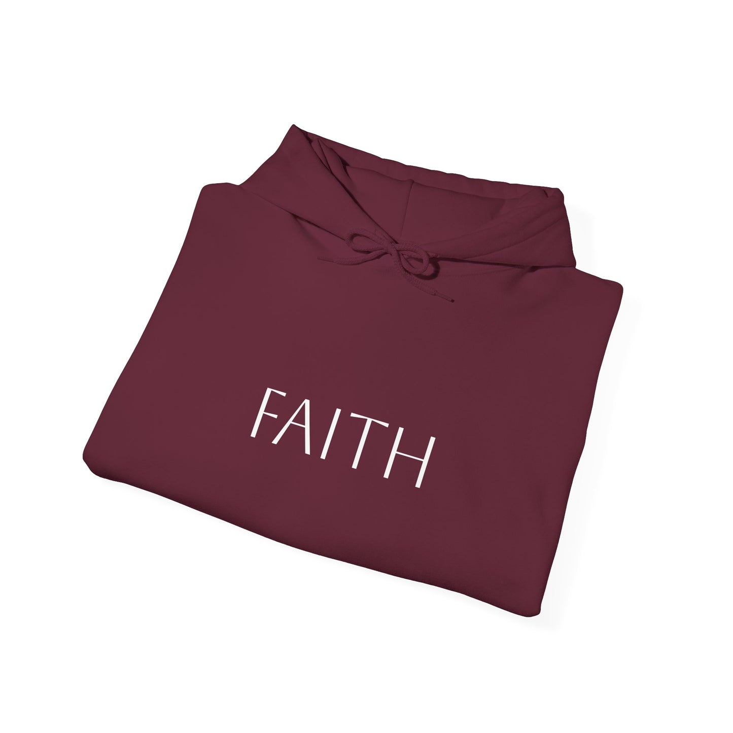Unisex Heavy Blend™ Hooded Sweatshirt - 'Faith" Inspirational Hoodie for Faith and Comfort