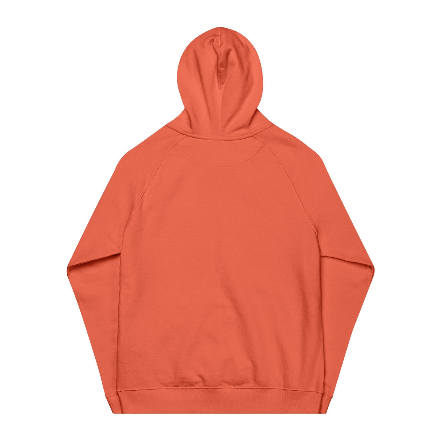 Unisex Eco-Friendly Raglan Hoodie with Mountain Embroidery