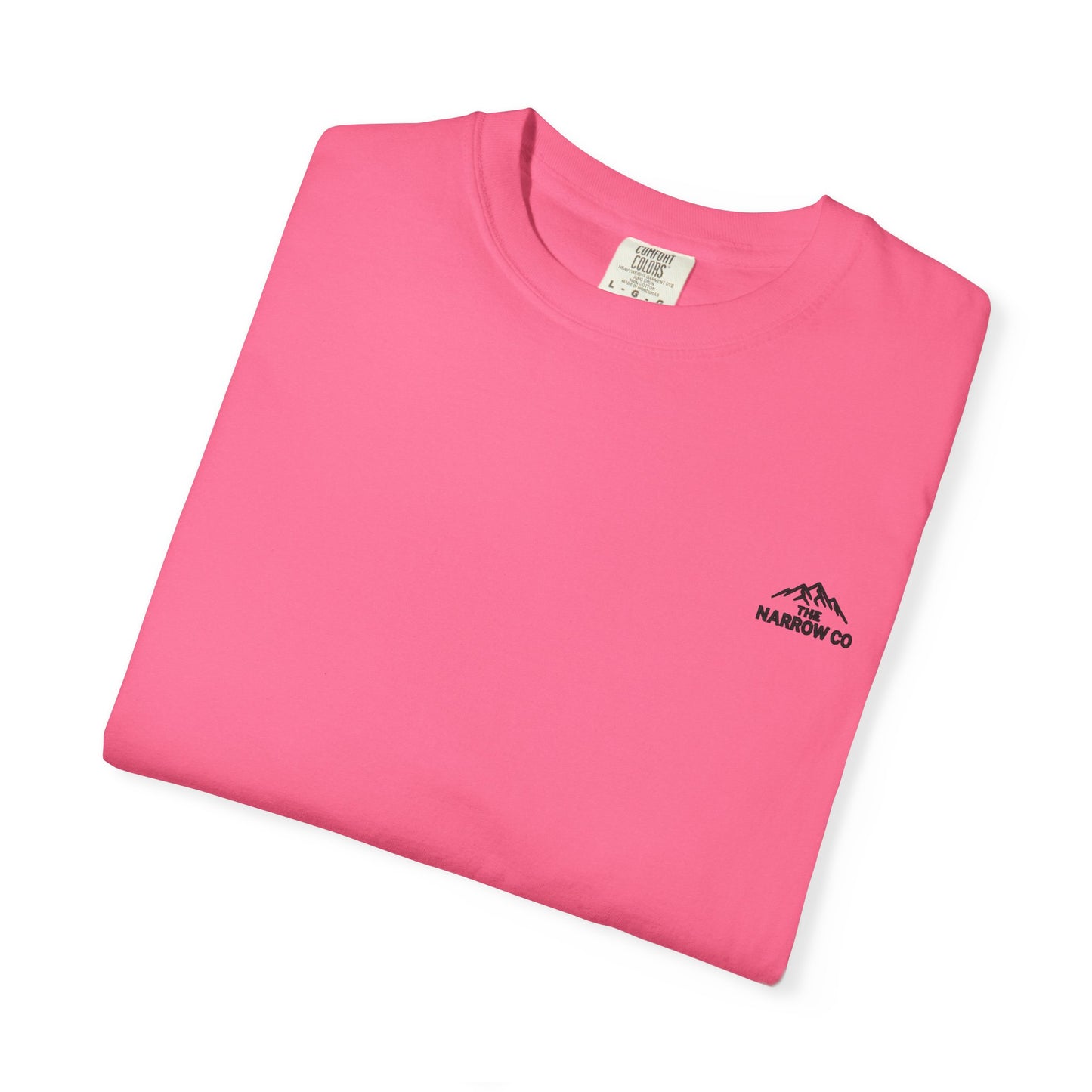 Bend Oregon Pilot Butte Unisex Garment-Dyed T-Shirt with Mountain Sunset Design - Casual Stylish Tee by Andrea Stevens