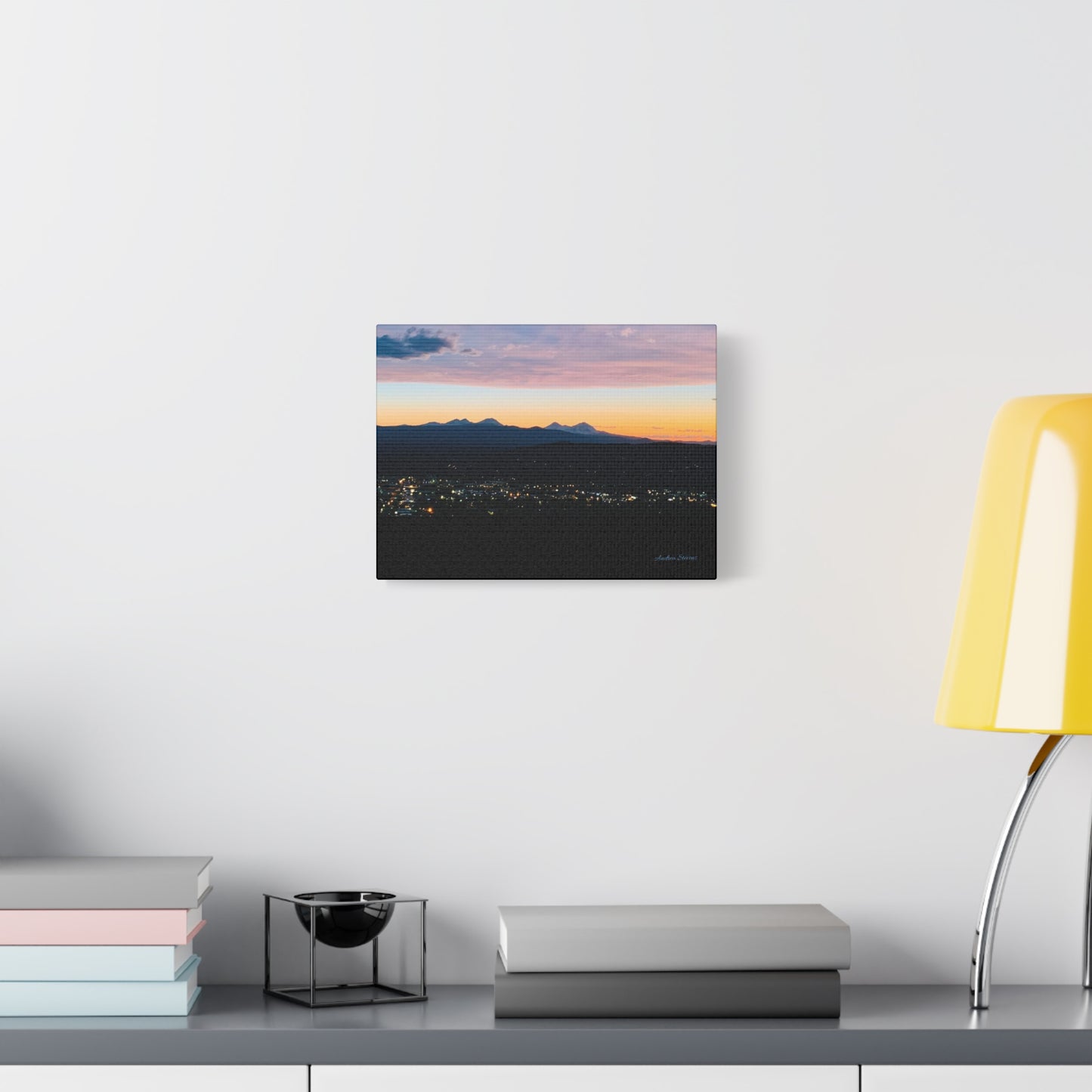 Serene Mountain Landscape Canvas Print - 1.25" Stretched Wall Art