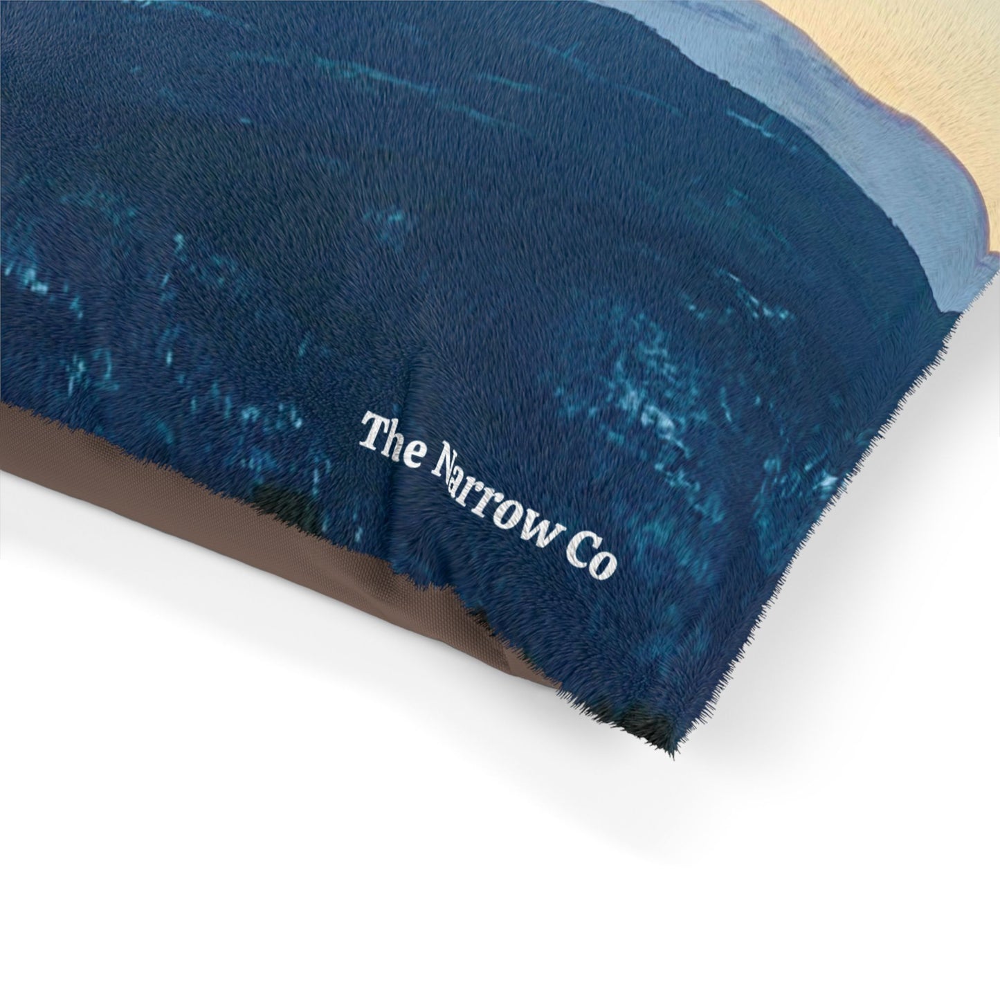 Cozy Mountain Pet Bed with Scenic Design, Dog Bed, Cat Bed, Pet Pillow, Unique Animal Gift, Outdoor Decor