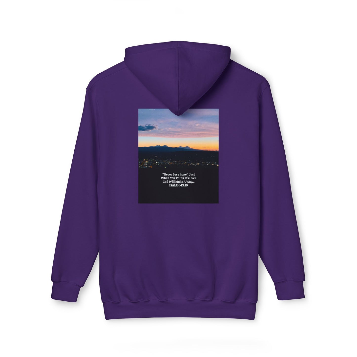 Pilot Butte Mountain Range Inspirational Quote Hooded Sweatshirt - Unisex, Made in USA