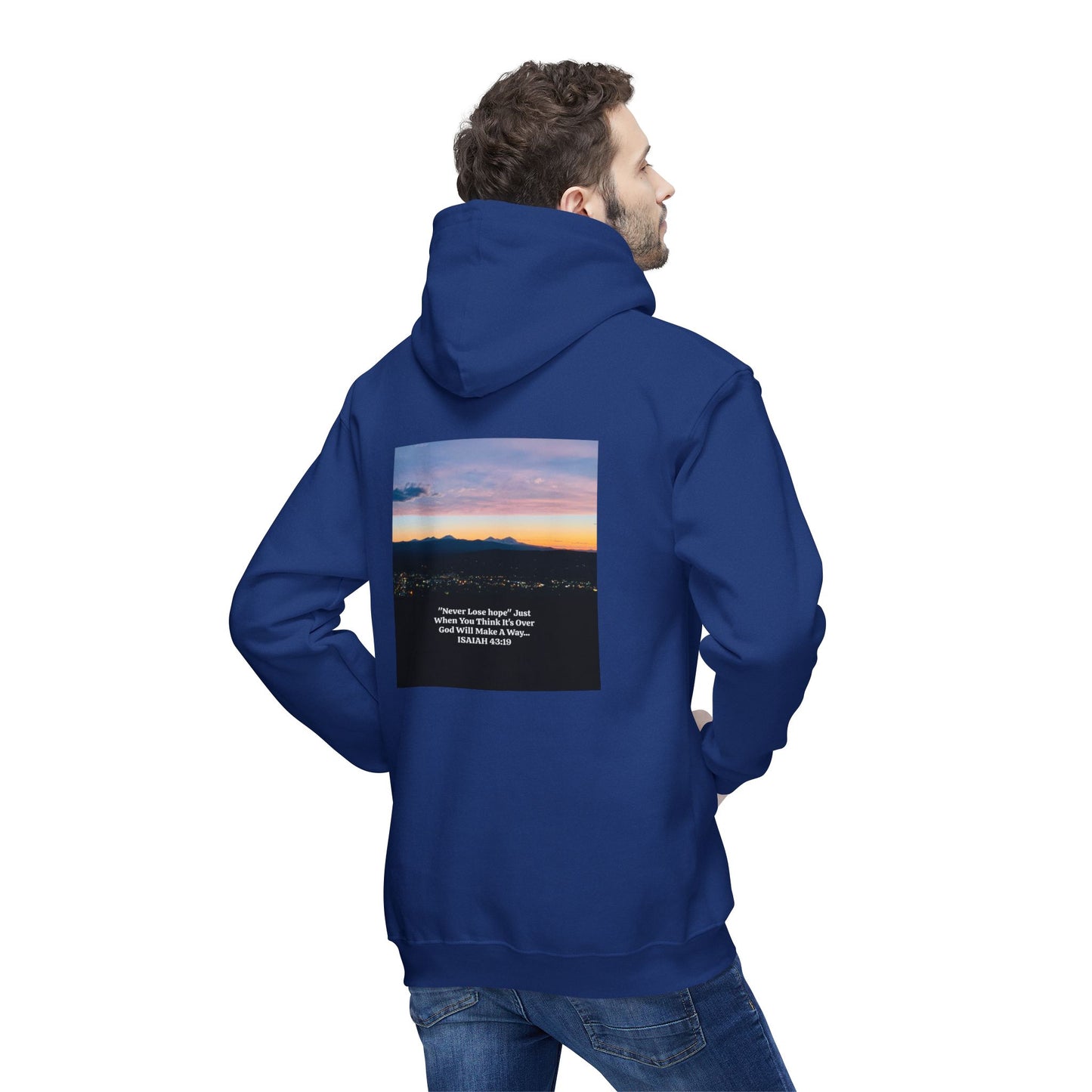 Pilot Butte Mountain Range Inspirational Quote Hooded Sweatshirt - Unisex, Made in USA