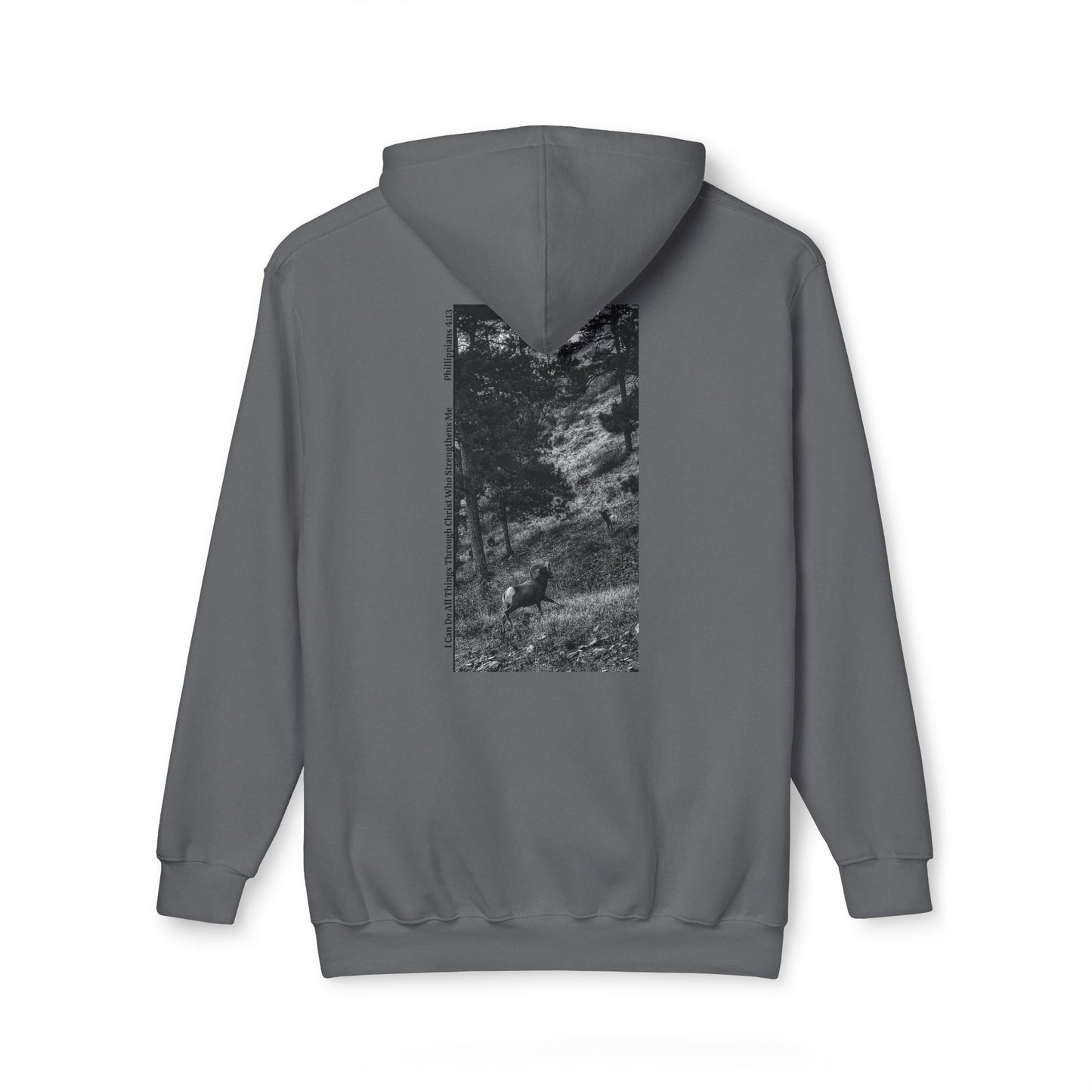 Unisex Hooded Sweatshirt - The Narrow Co Nature Inspired Design,  Photos taken by the owner of The Narrow co and Cosy co Andrea Stevens