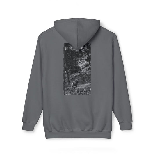 Unisex Hooded Sweatshirt - The Narrow Co Nature Inspired Design,  Photos taken by the owner of The Narrow co and Cosy co Andrea Stevens