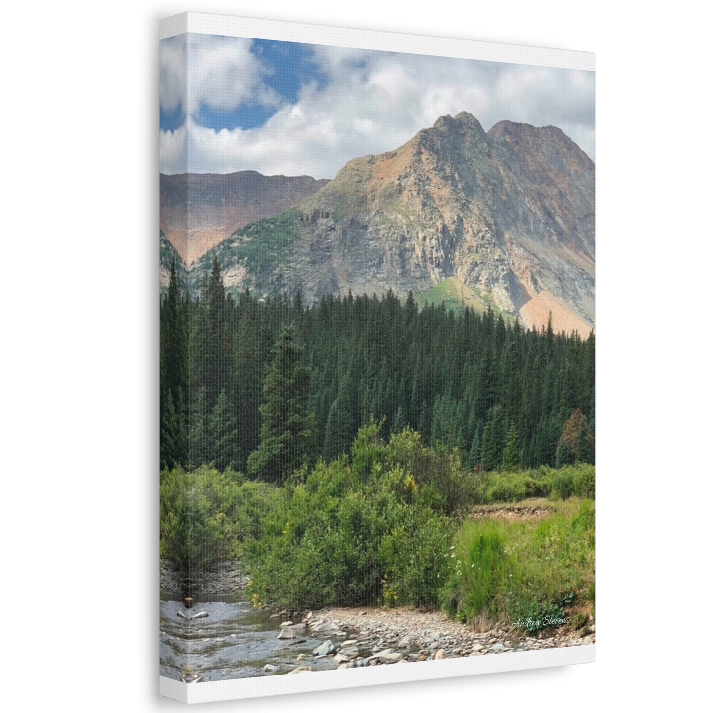 Colorado Nature Landscape Stretched Canvas Wall Art – Rustic Home Decor by Andrea Stevens