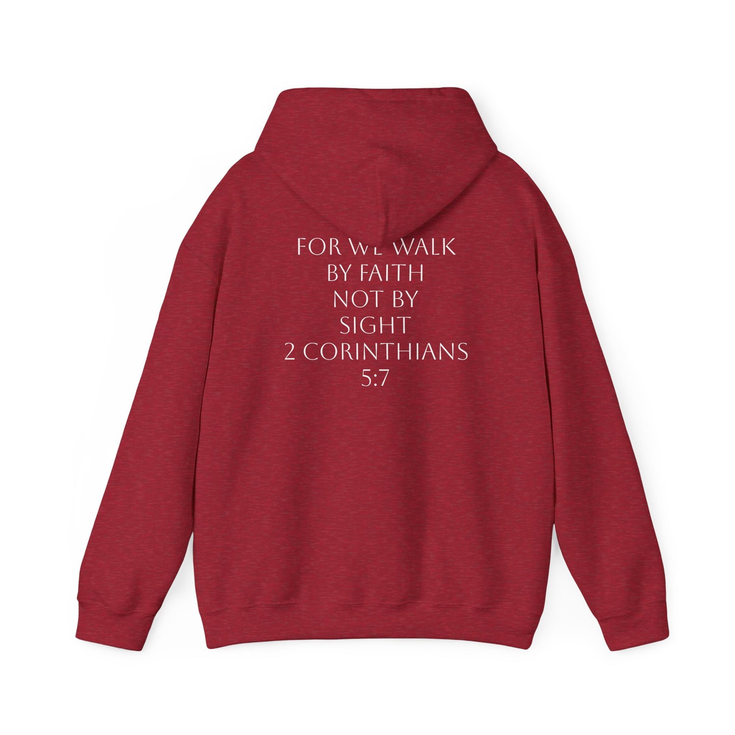 Unisex Heavy Blend™ Hooded Sweatshirt - 'Faith" Inspirational Hoodie for Faith and Comfort
