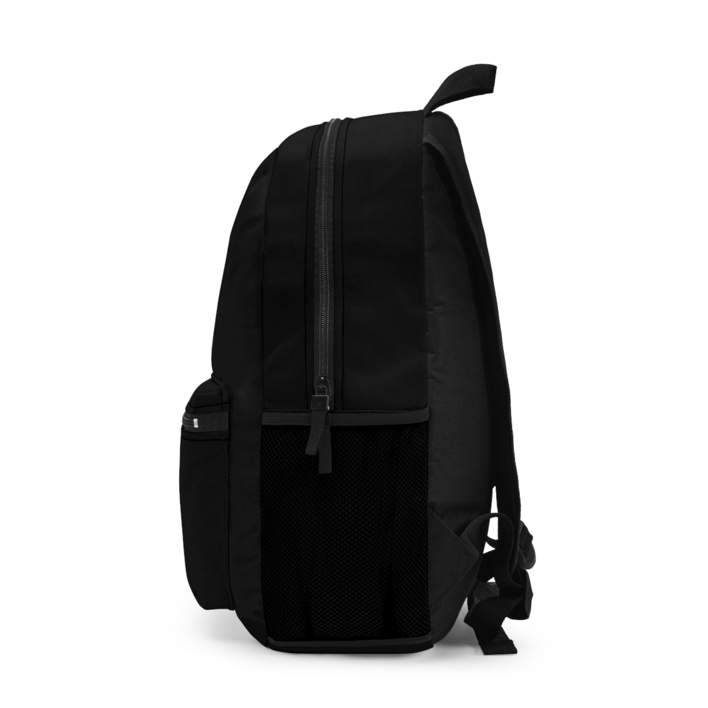 Stylish Black Backpack for Everyday Adventures, Trendy School Bag, Travel Daypack, Minimalist Rucksack, Gift for Students