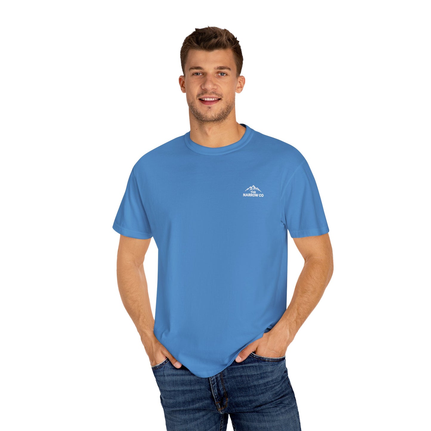 Bold & Courageous Unisex Garment-Dyed T-Shirt - Inspirational Spiritual Tee