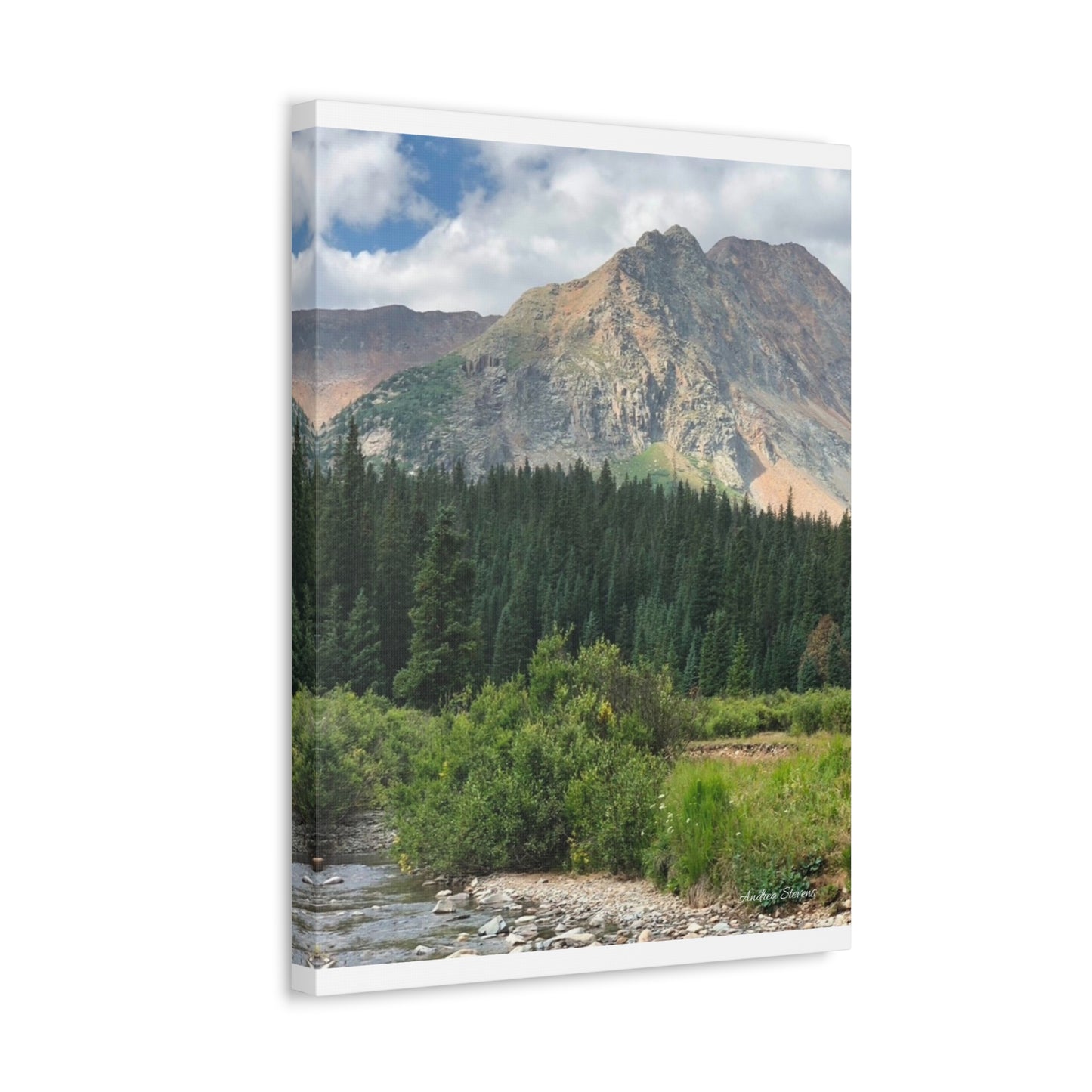 Colorado Nature Landscape Stretched Canvas Wall Art – Rustic Home Decor by Andrea Stevens