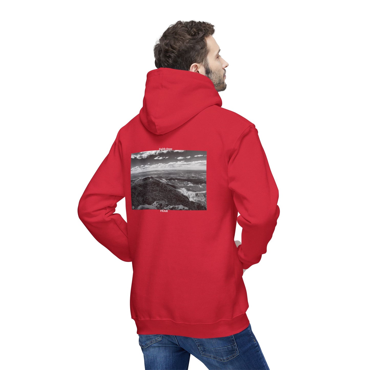 Pikes Peak in Colorado Unisex Hooded Sweatshirt with Scenic Landscape Print - Cozy & Stylish by Andrea Stevens