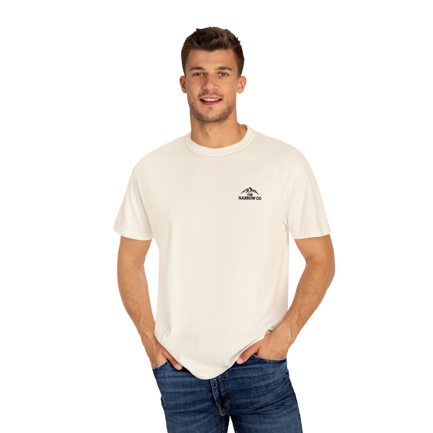 Bold & Courageous Unisex Garment-Dyed T-Shirt - Inspirational Spiritual Tee