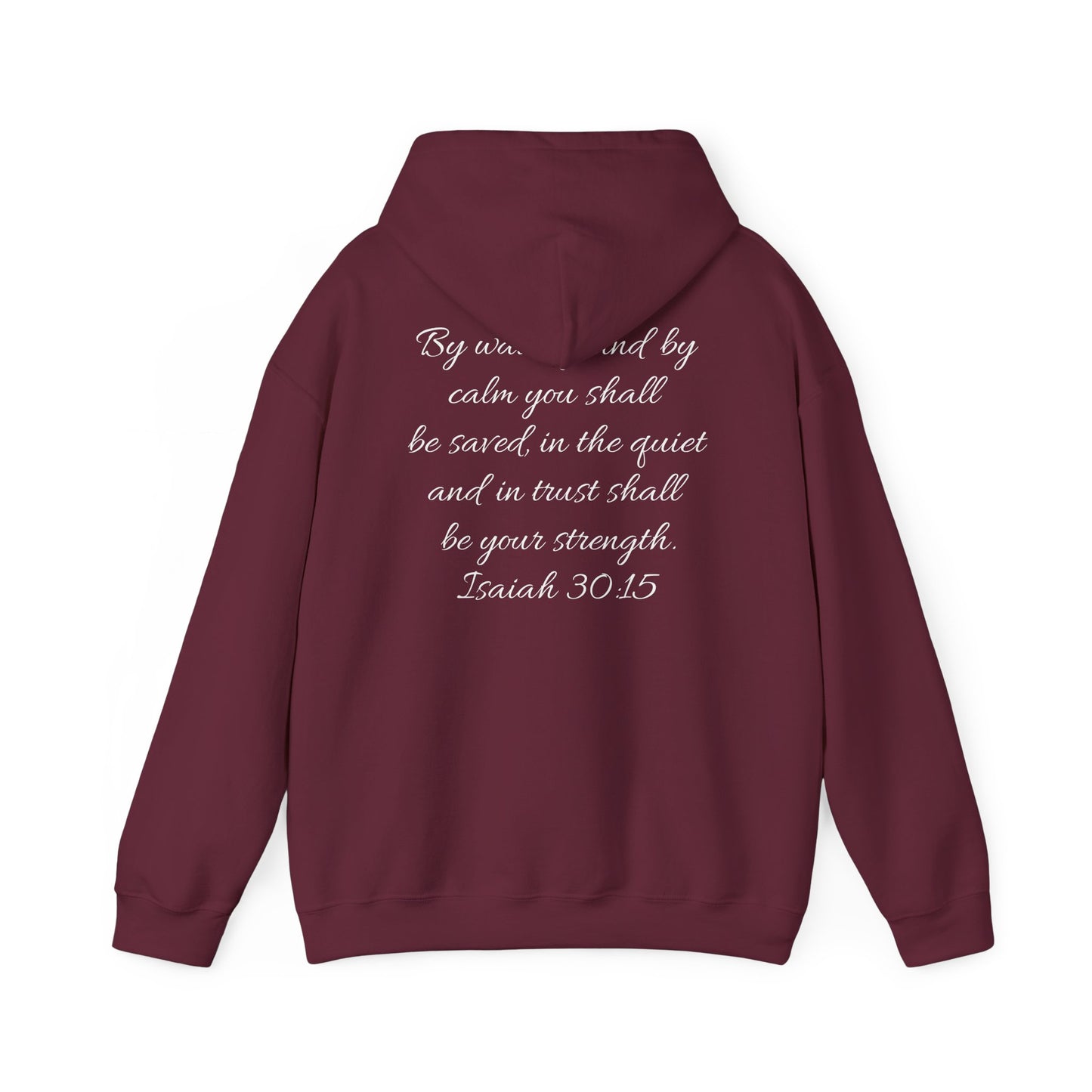 Calm Unisex Heavy Blend™ Hooded Sweatshirt – Inspirational Quote Sweatshirt for Relaxation & Mindfulness