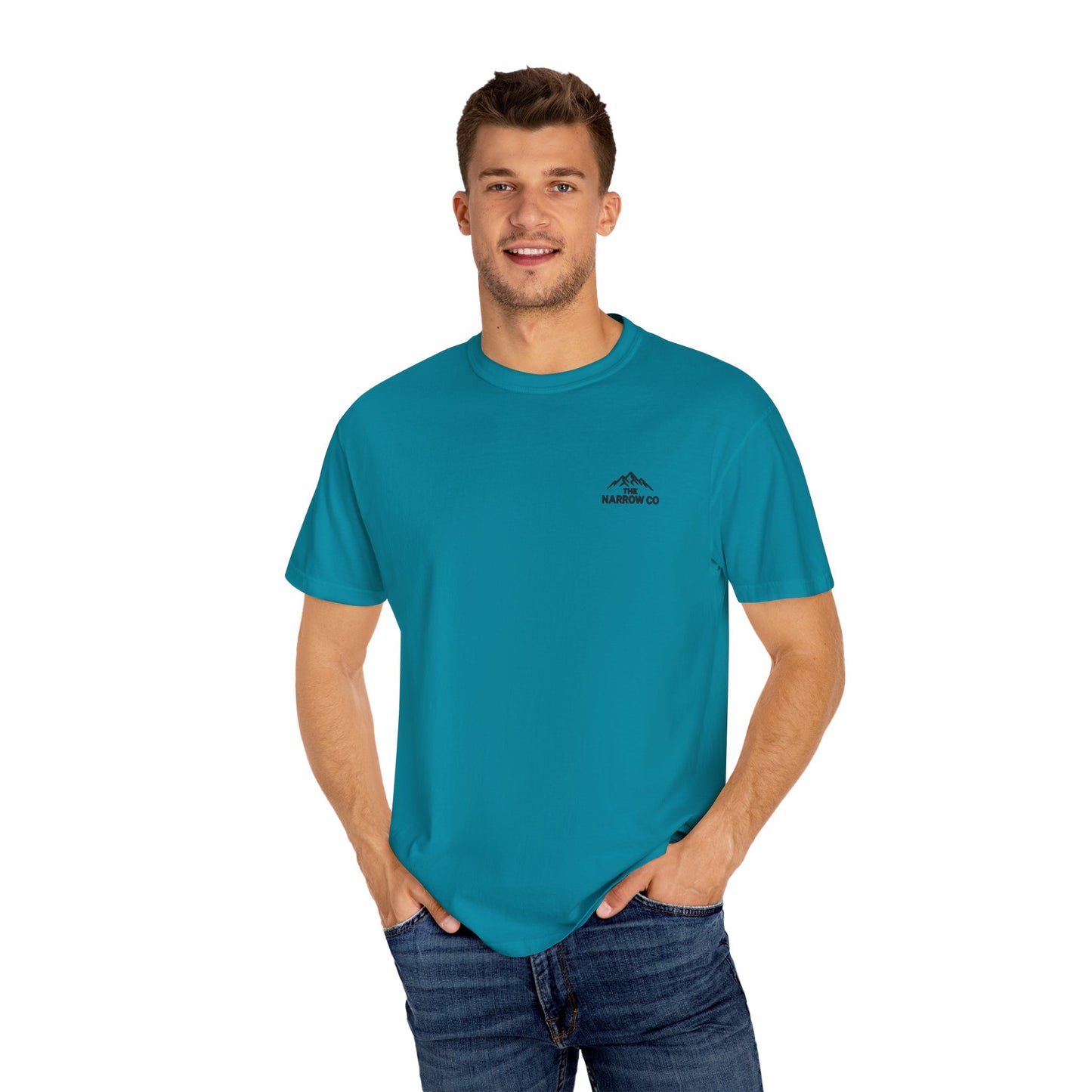 Bold & Courageous Unisex Garment-Dyed T-Shirt - Inspirational Spiritual Tee