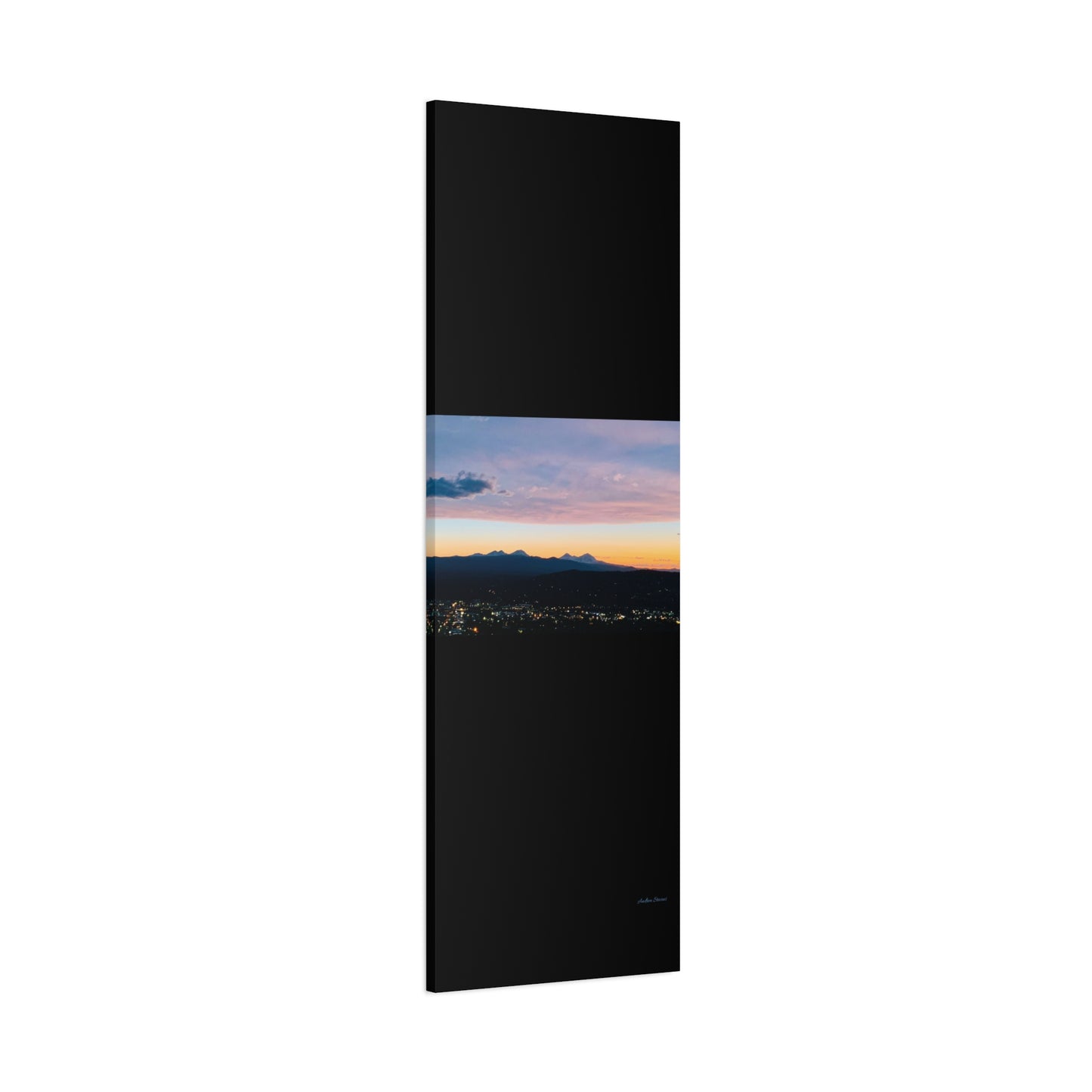 Serene Mountain Landscape Canvas Print - 1.25" Stretched Wall Art